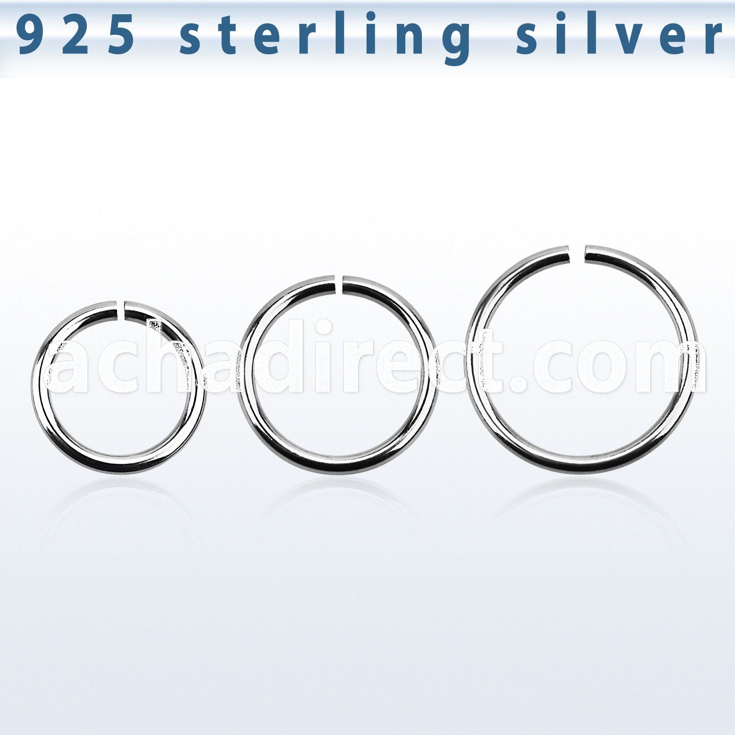 agsel16 1 2mm sterling silver seamless ring with diameter 8 12mm