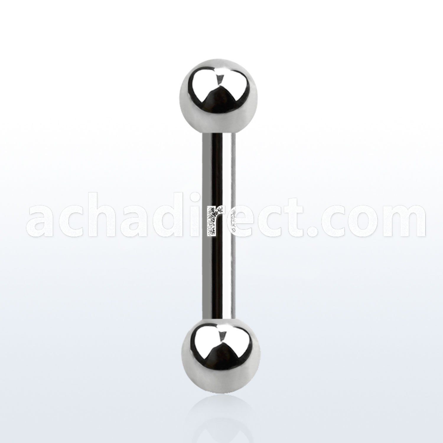 bbeb25 316l steel eyebrow or helix barbell with 2 5mm ball