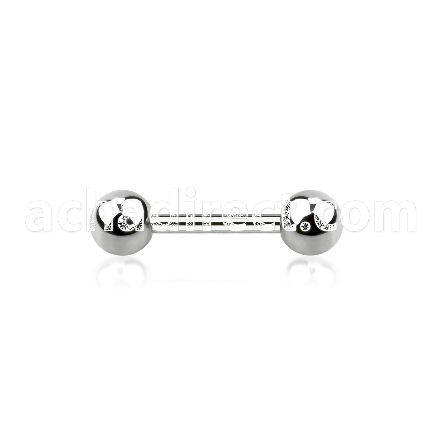 bbeb4 316l steel eyebrow or helix barbell with 4mm ball