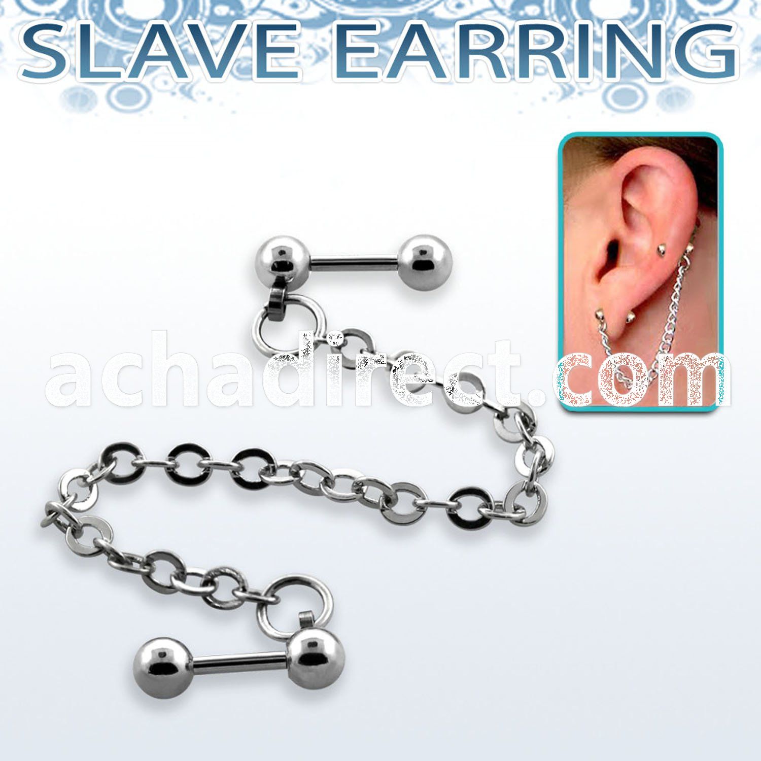 bber27 316l steel barbell with 4mm ball affix 2nd barbell