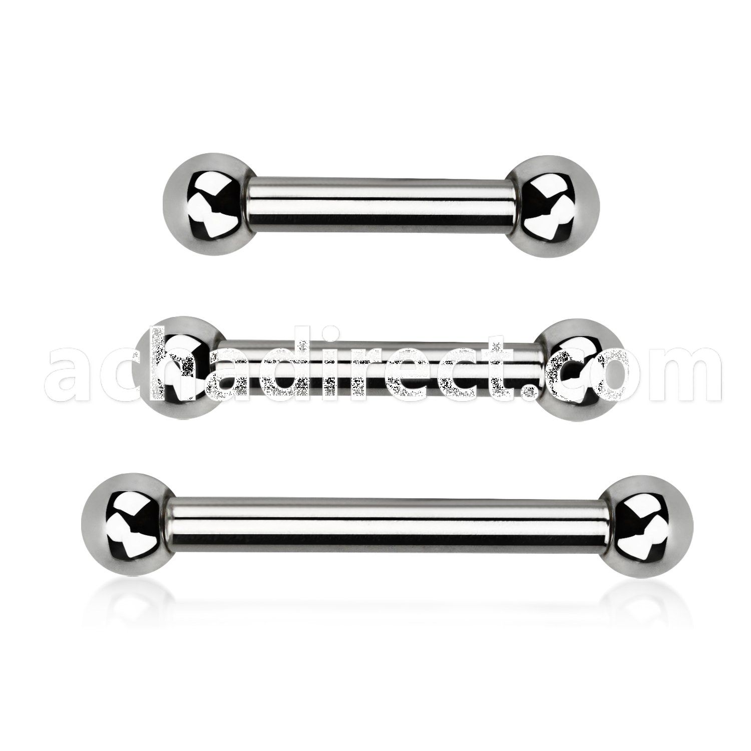 bber31b 1 6mm 316l steel helix barbell with two 3mm balls