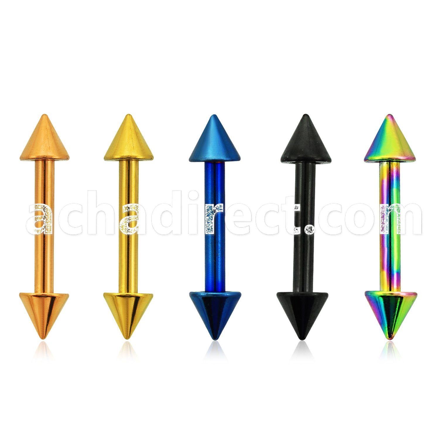 bbetcn anodized 316l steel eyebrow helix barbell with 3mm cone