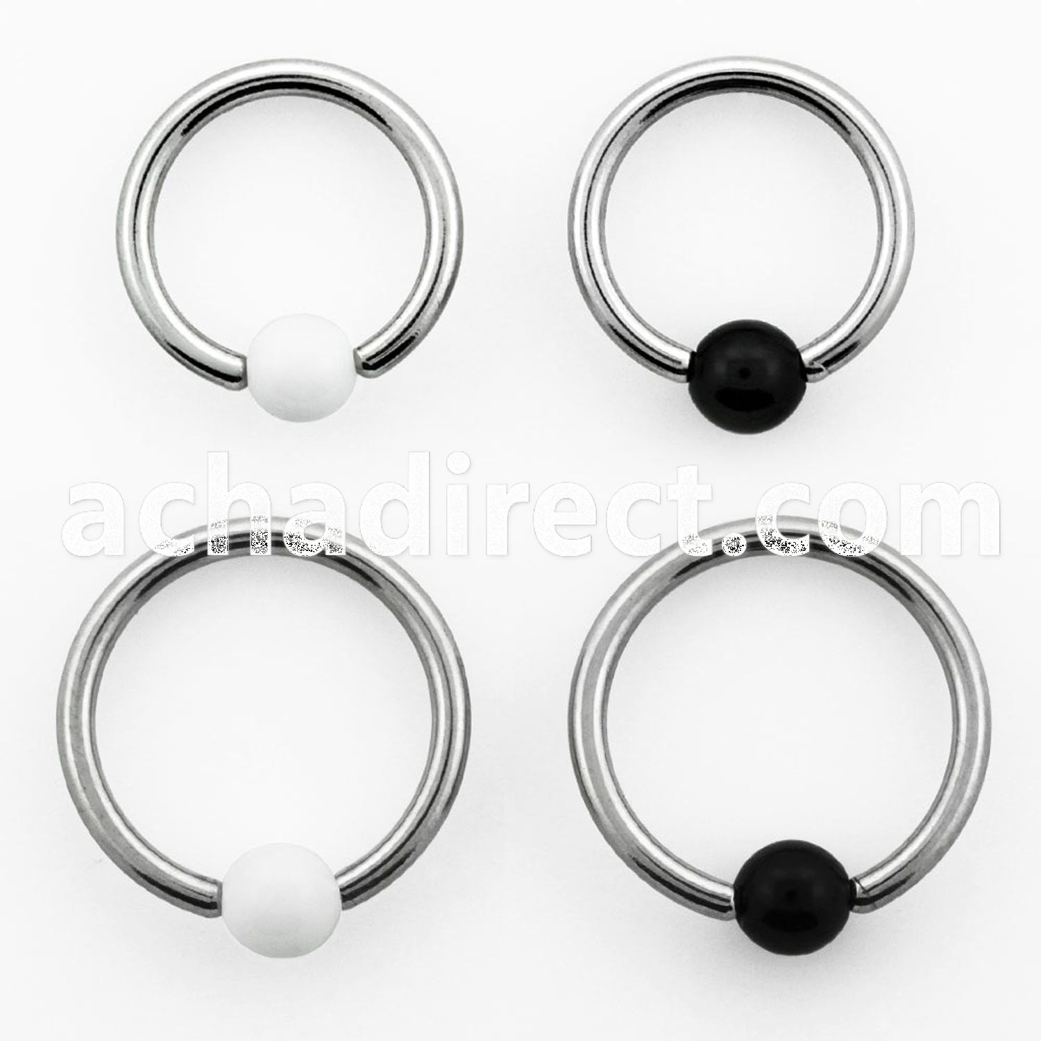 bceaa3 316l steel closure ring w 3mm acrylic uv closure ball