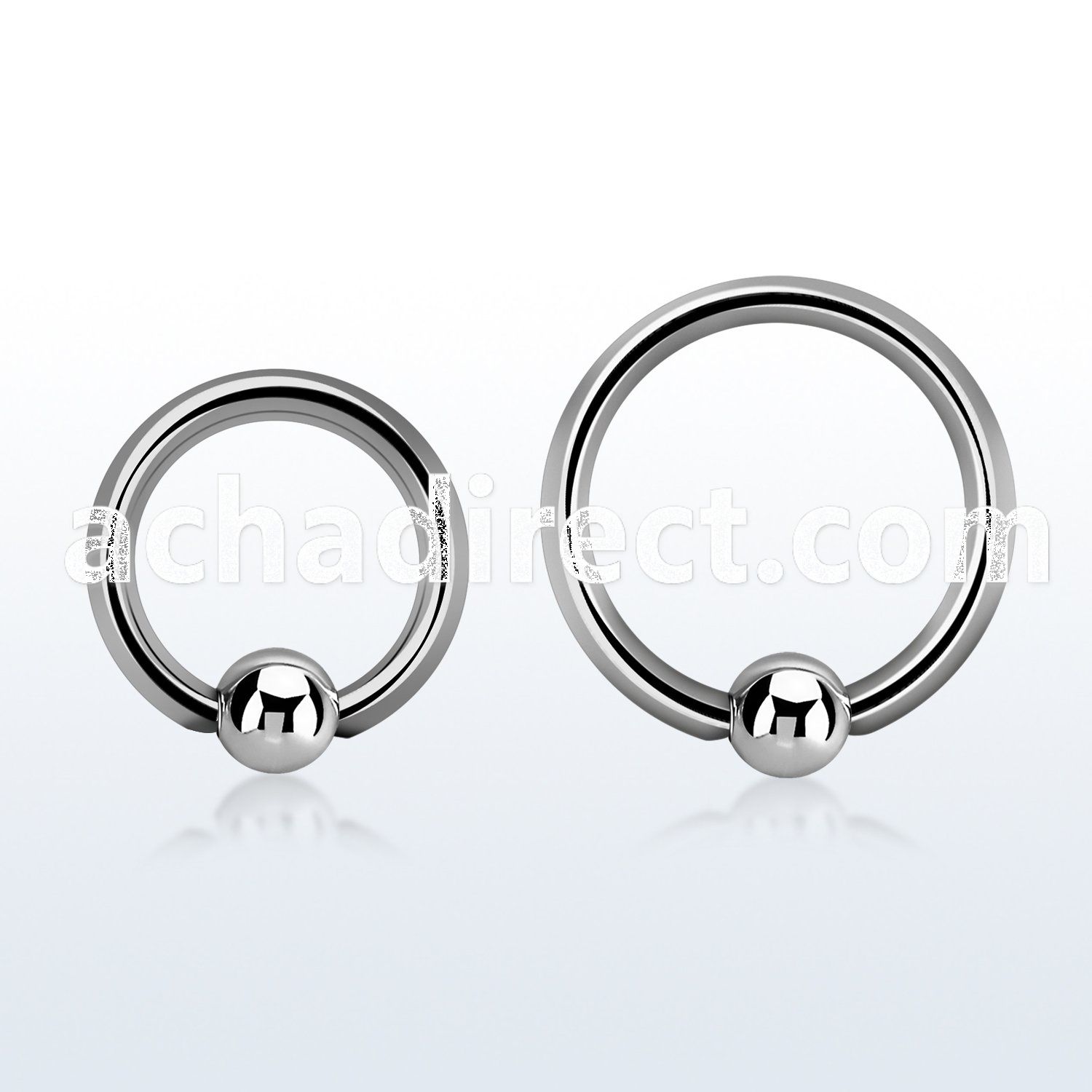 bcr16 316l steel 1 2mm ball closure ring with 3mm ball