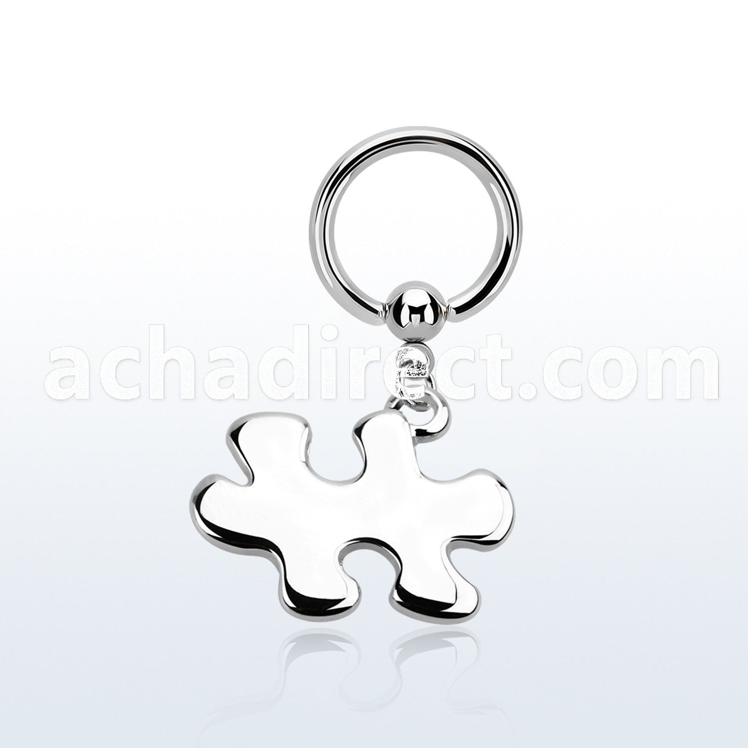 bcrg615 steel bcr 1.6mm w a autism awareness symbol (jigsaw)