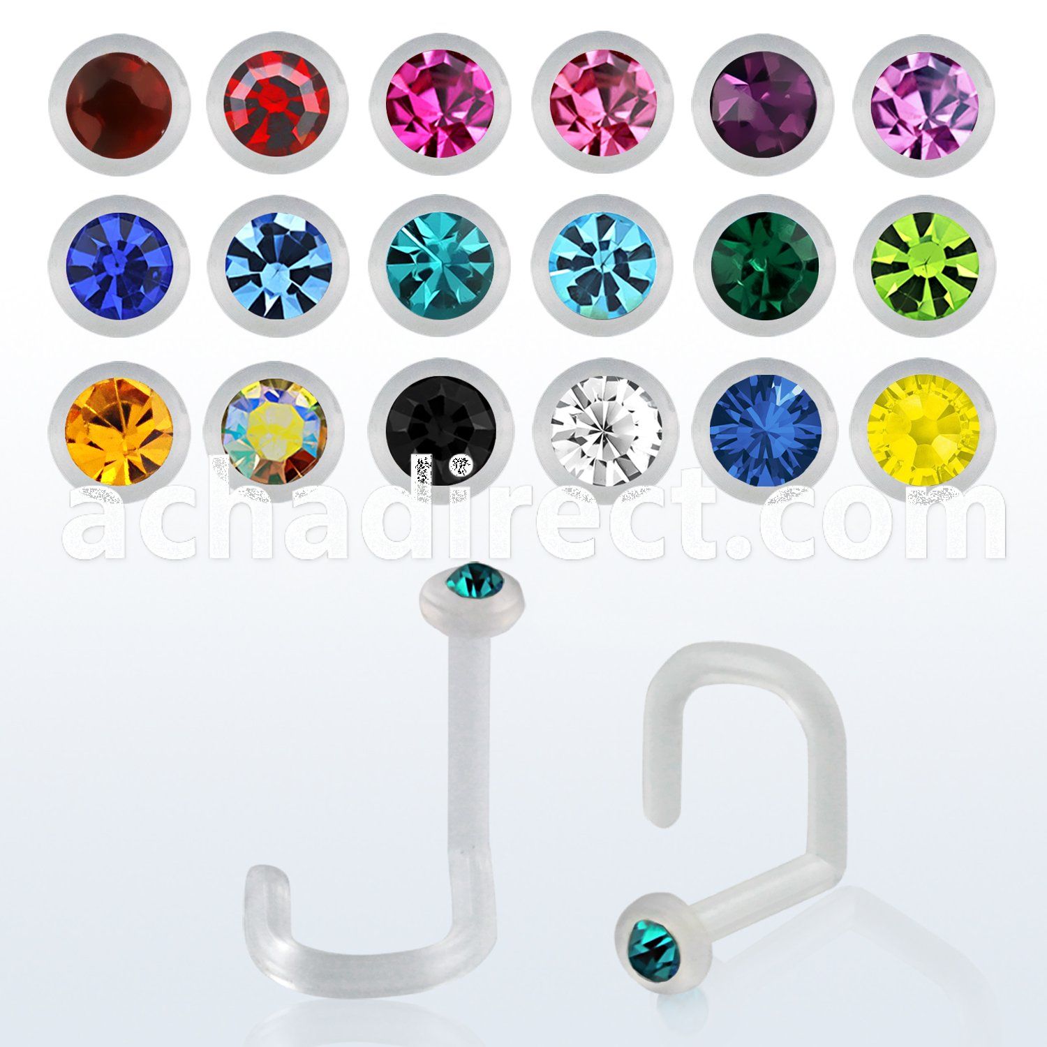 binswc bio flex nose screw with round 1 5mm round crystal