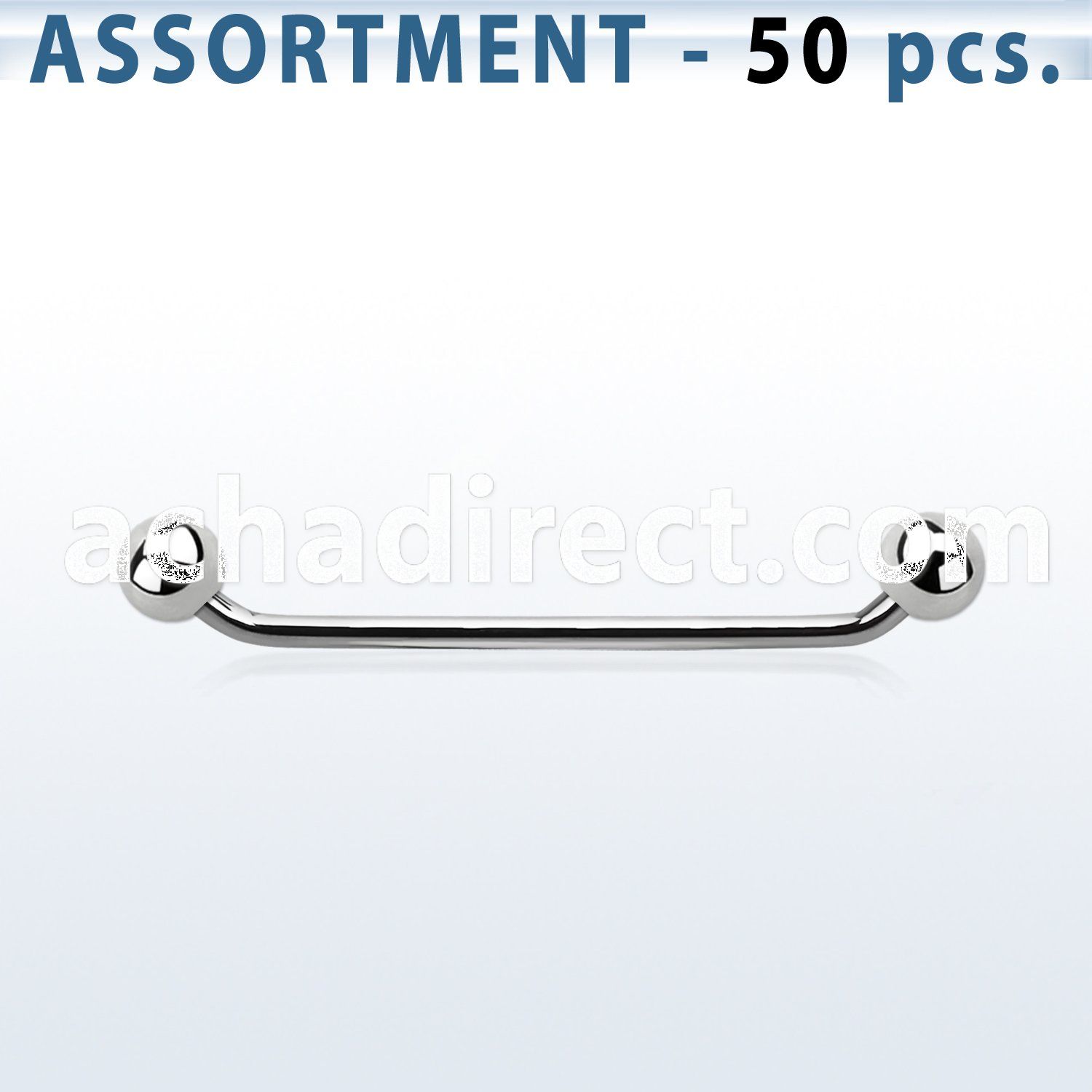 blk226 industrial surface barbell with 45 angle 5mm ball