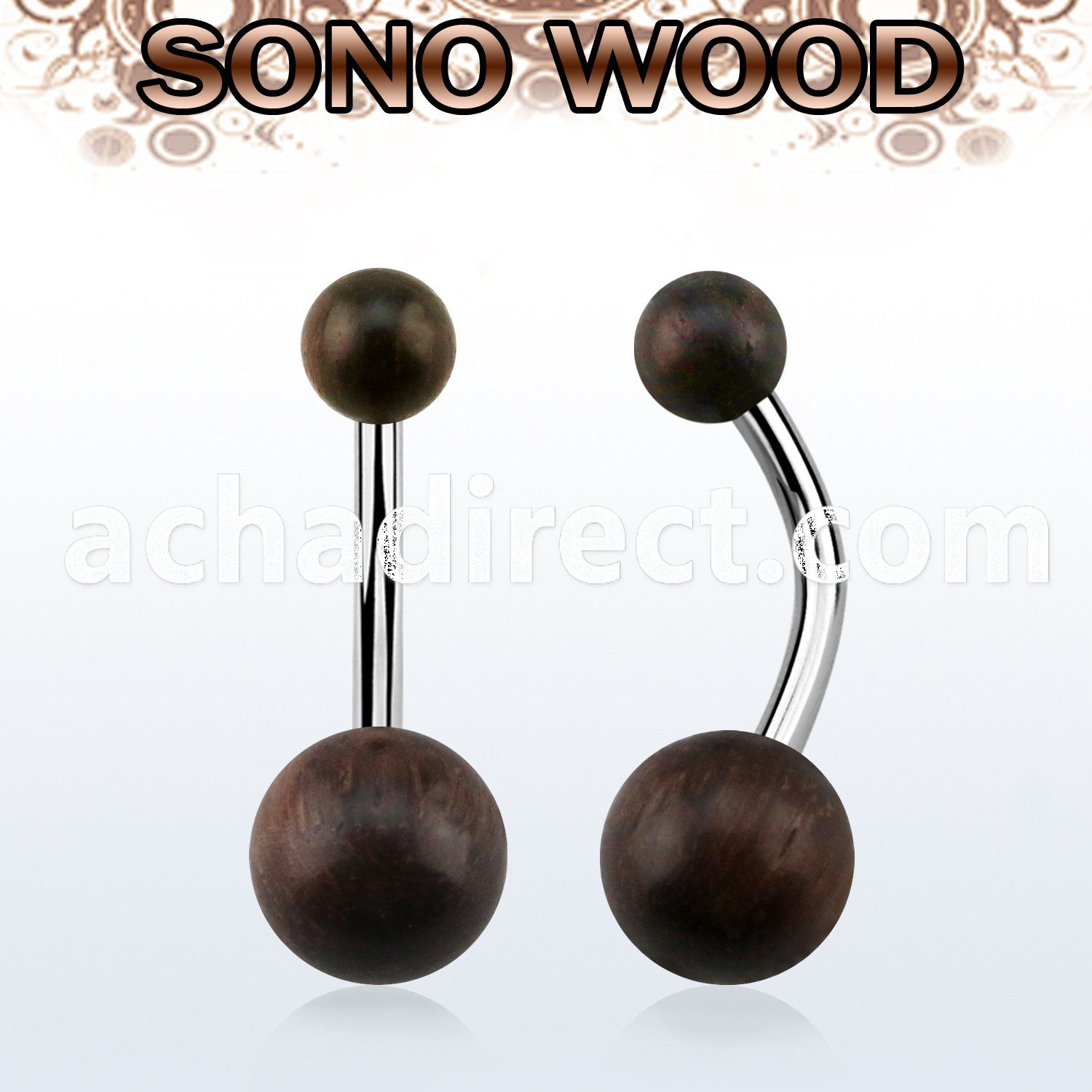 bngsn organic belly banana w 5 8mm sono wood balls
