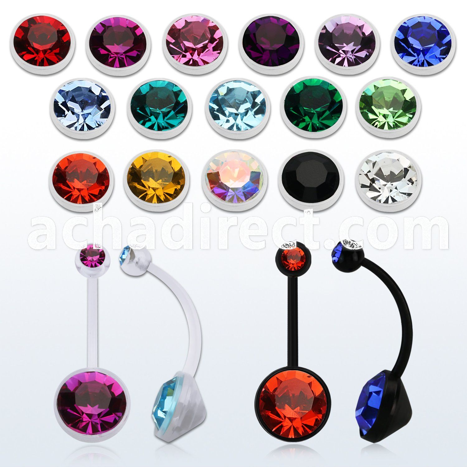 bnocc bio flex belly banana with 5 9mm jewel ball