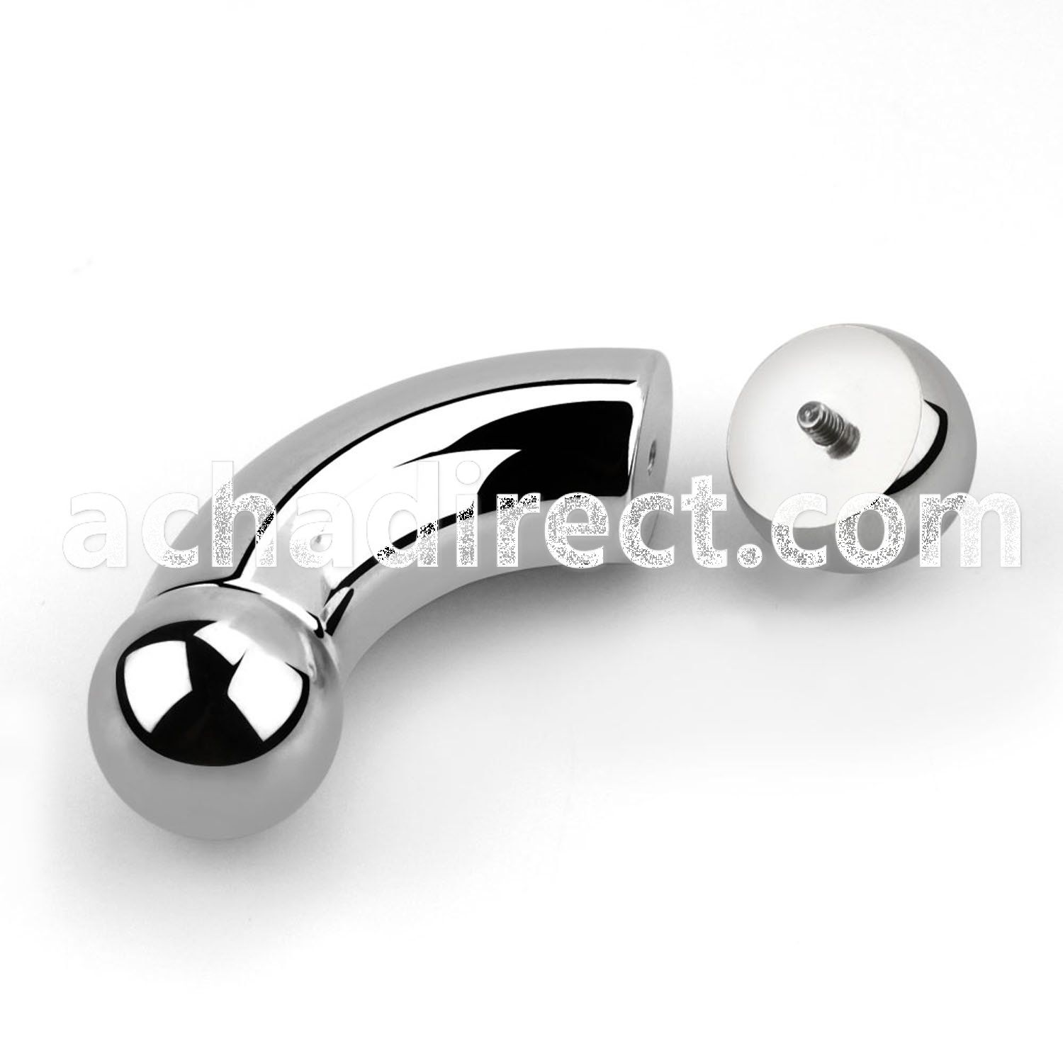 bnpb 316l steel belly banana for prince albert piercing