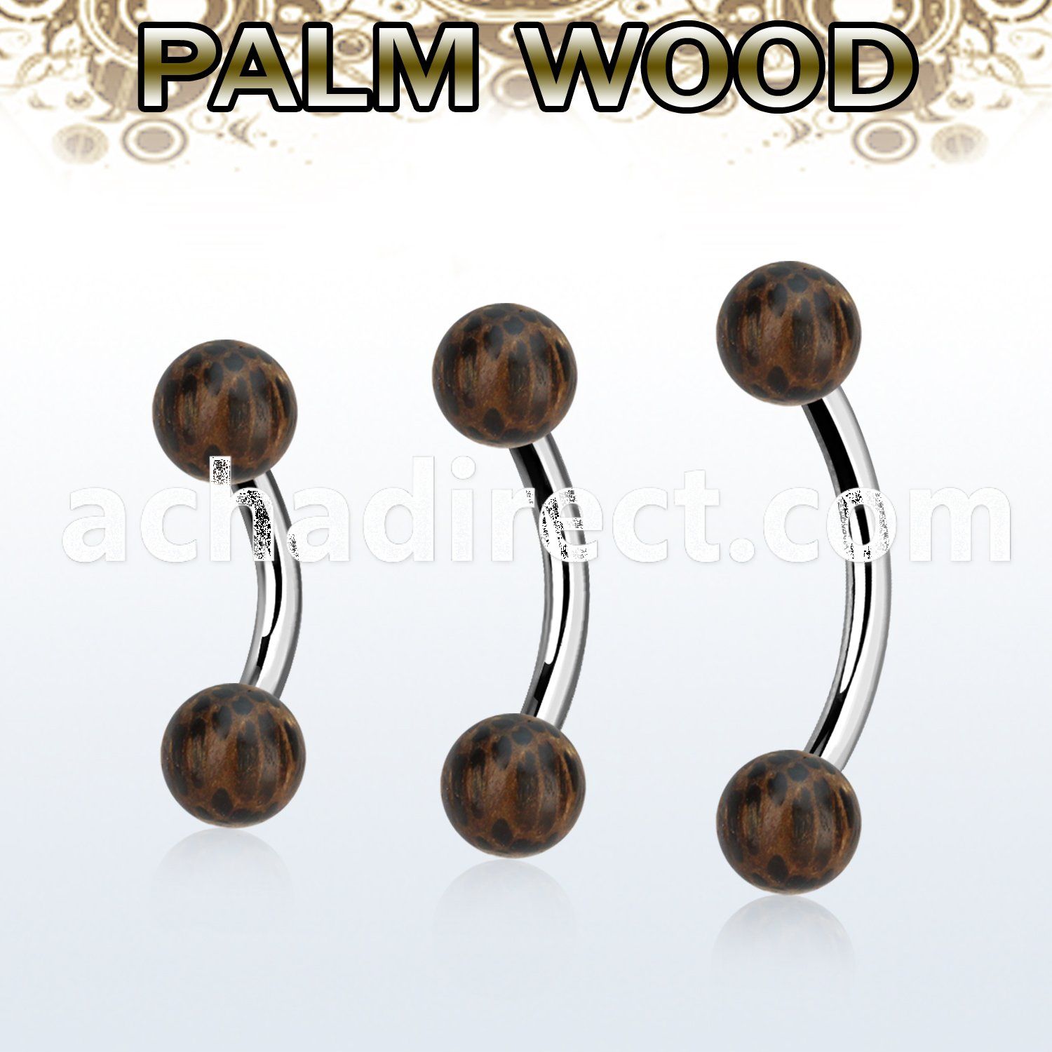 bnpl5 organic belly banana w steel post w 5mm palm wood balls
