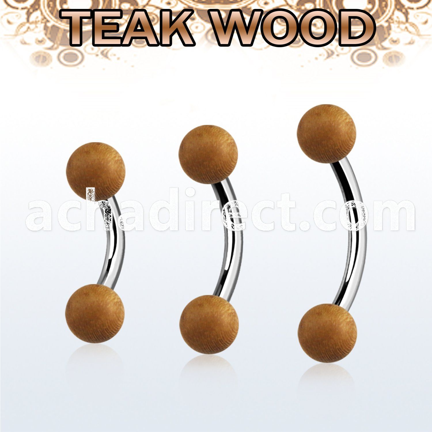 bnte5 organic belly banana w steel post w 5mm teak wood balls