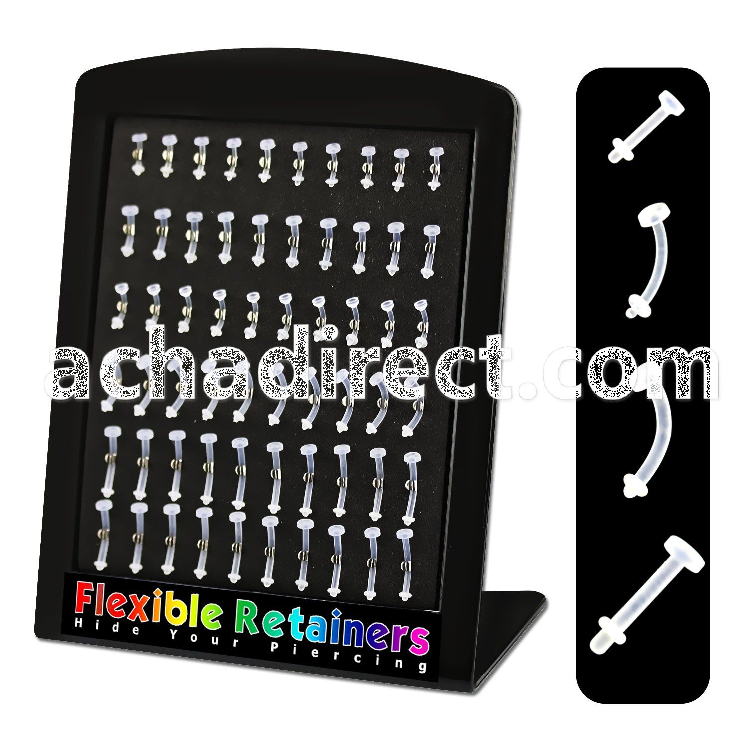 brfr flexible acrylic retainer for tongue lip belly eyebrow