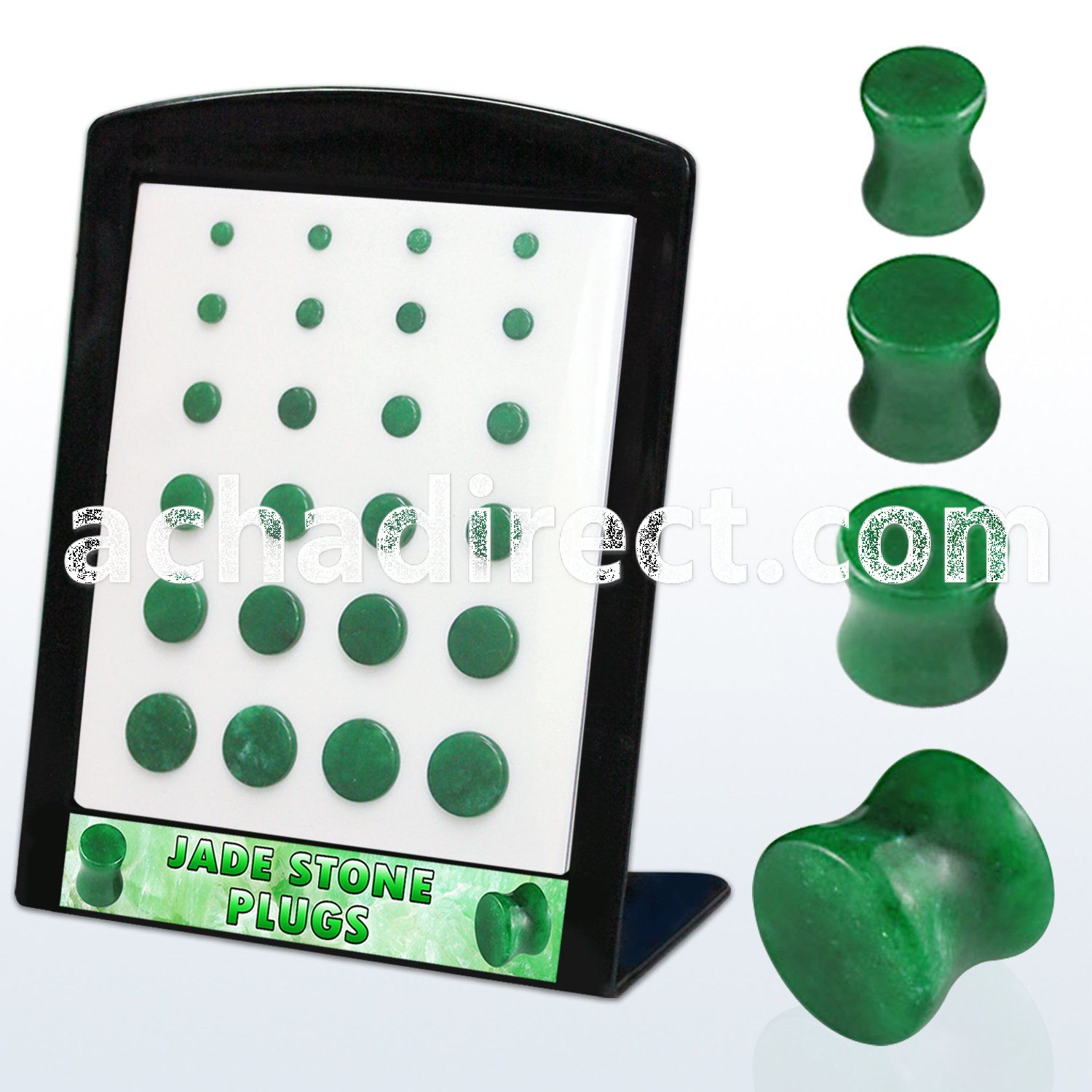 brpg114 board w double flared semi precious jae stone plug