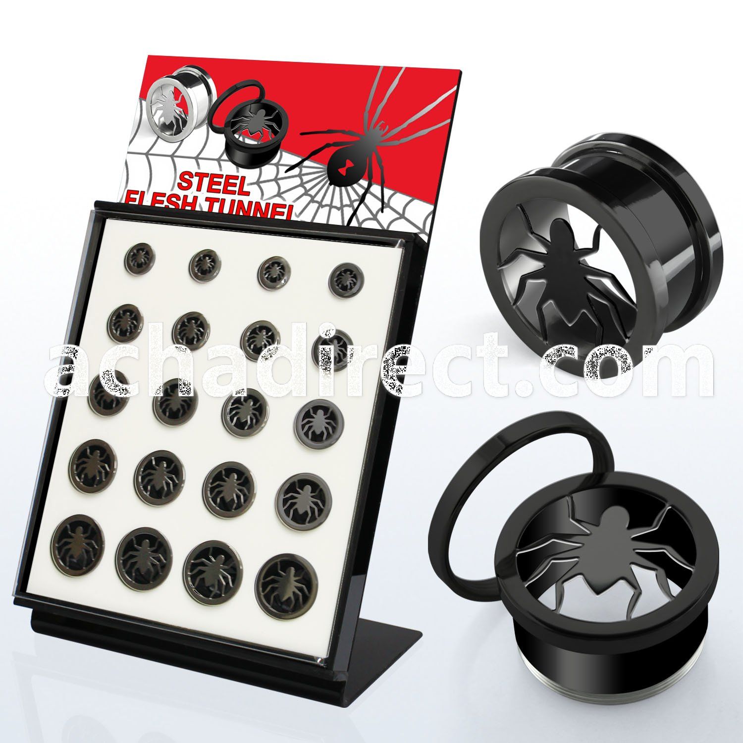 brpg146c board w anodized steel screwfit tunnel with spider logo