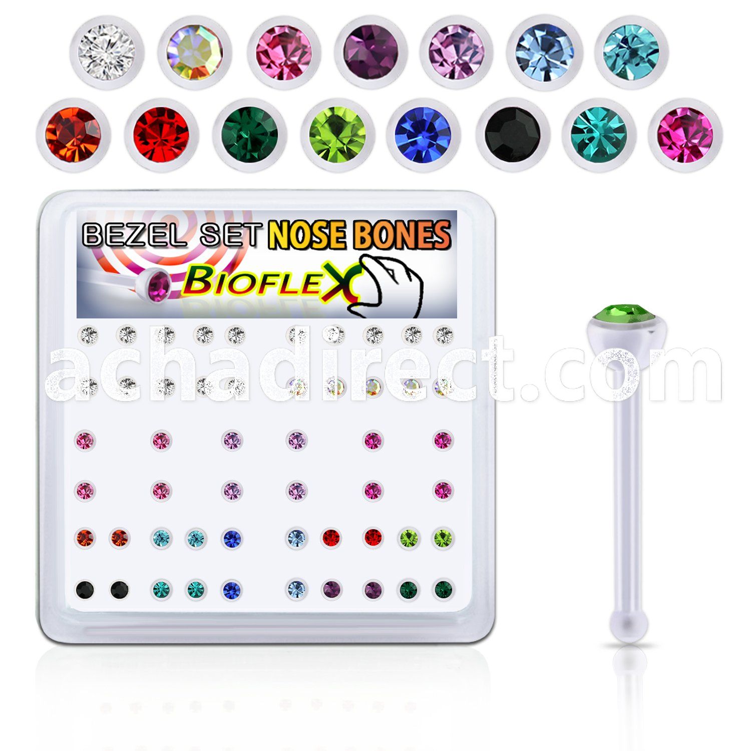 bxa35 box w 120 bio  flex nose bones w 2.5mm crystals