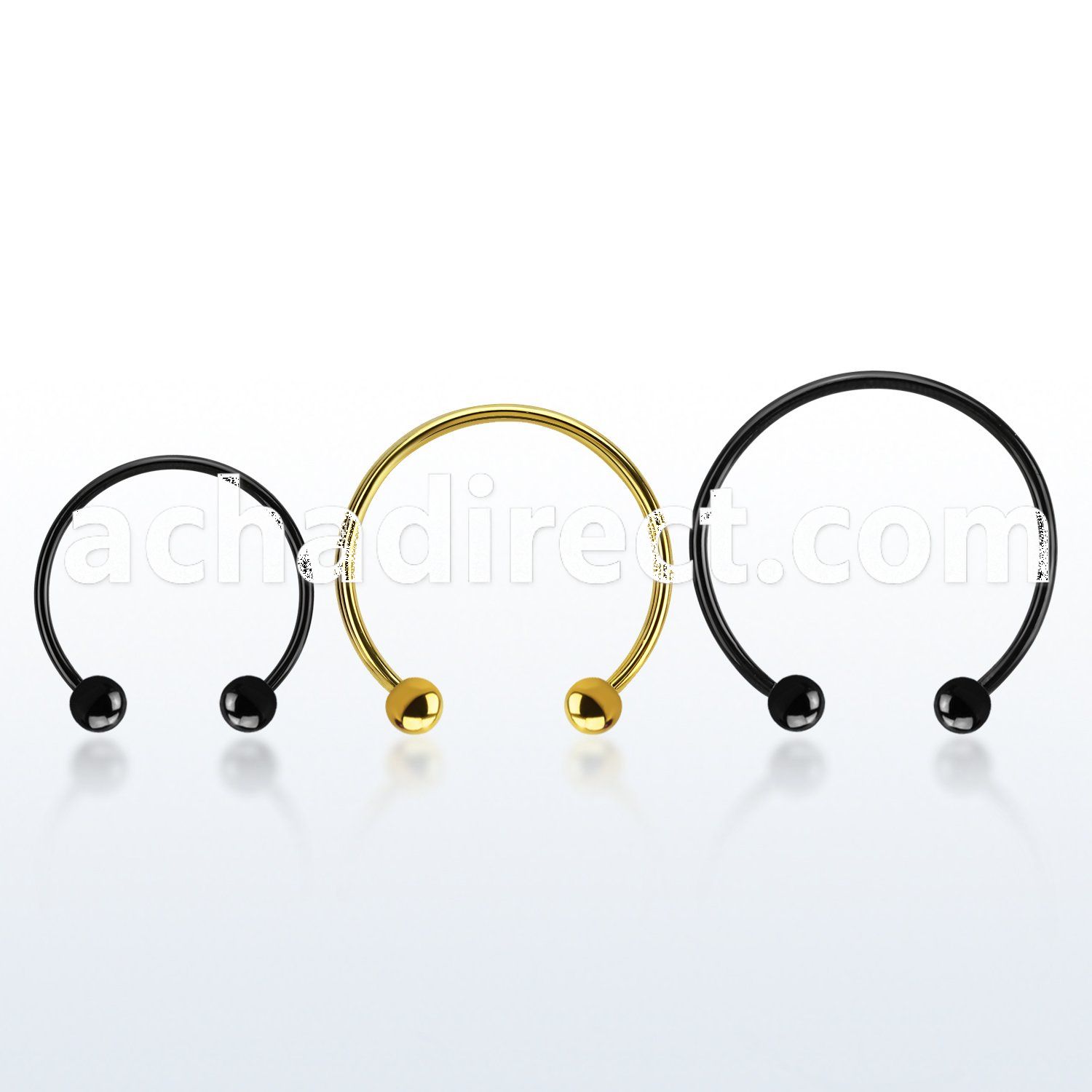 cbmtb5l xxl anodized steel circular barbell, 14g w 5mm balls