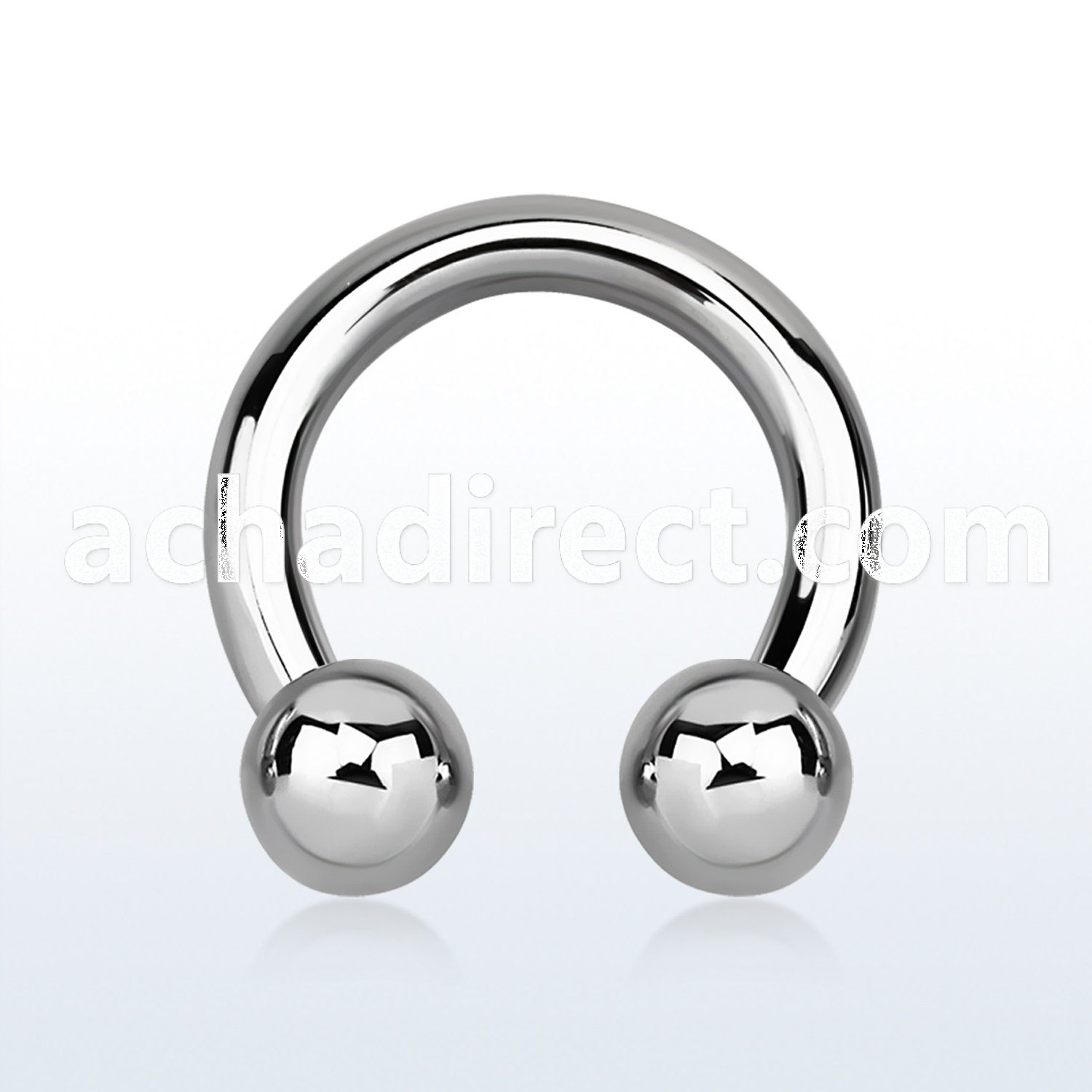 cbr4 316l steel 5mm circular barbell with internal 8mm ball