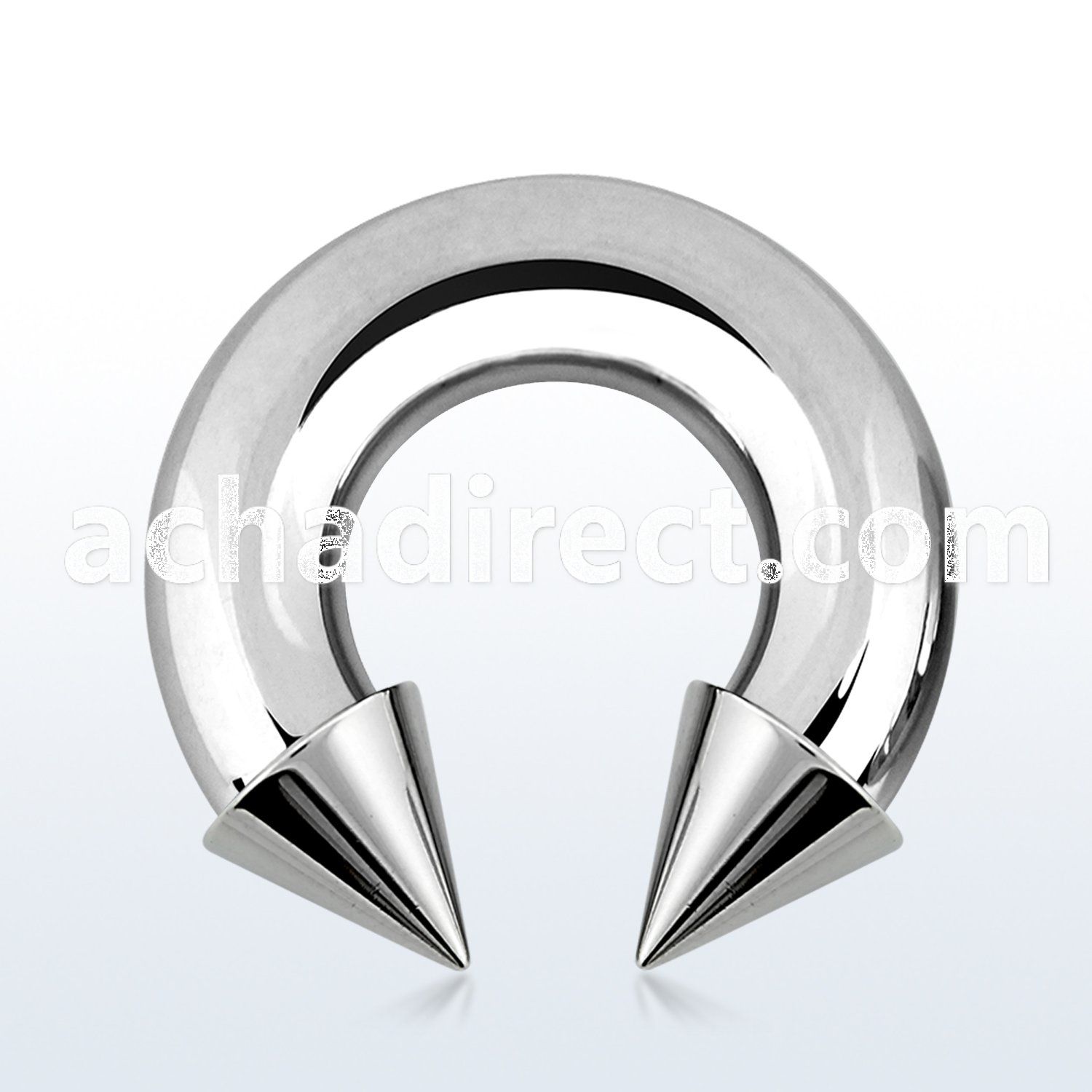 cbrcn2 316l steel 6mm circular barbell with internal 8mm cone