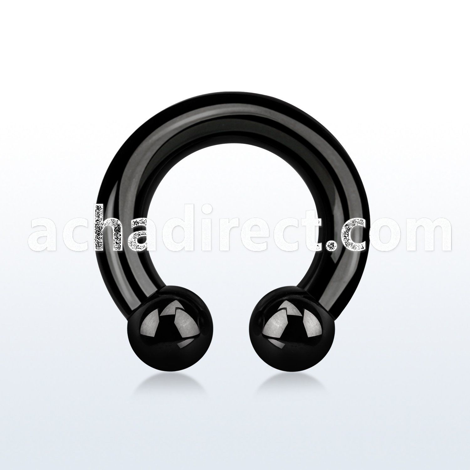 cbrt4 pvd 316l steel 5mm circular barbell w intern 8mm balls 