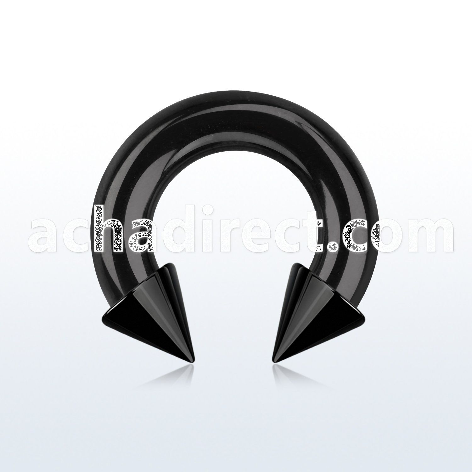 cbtcn4 pvd plated 316l 5mm circular barbell with 7mm cone