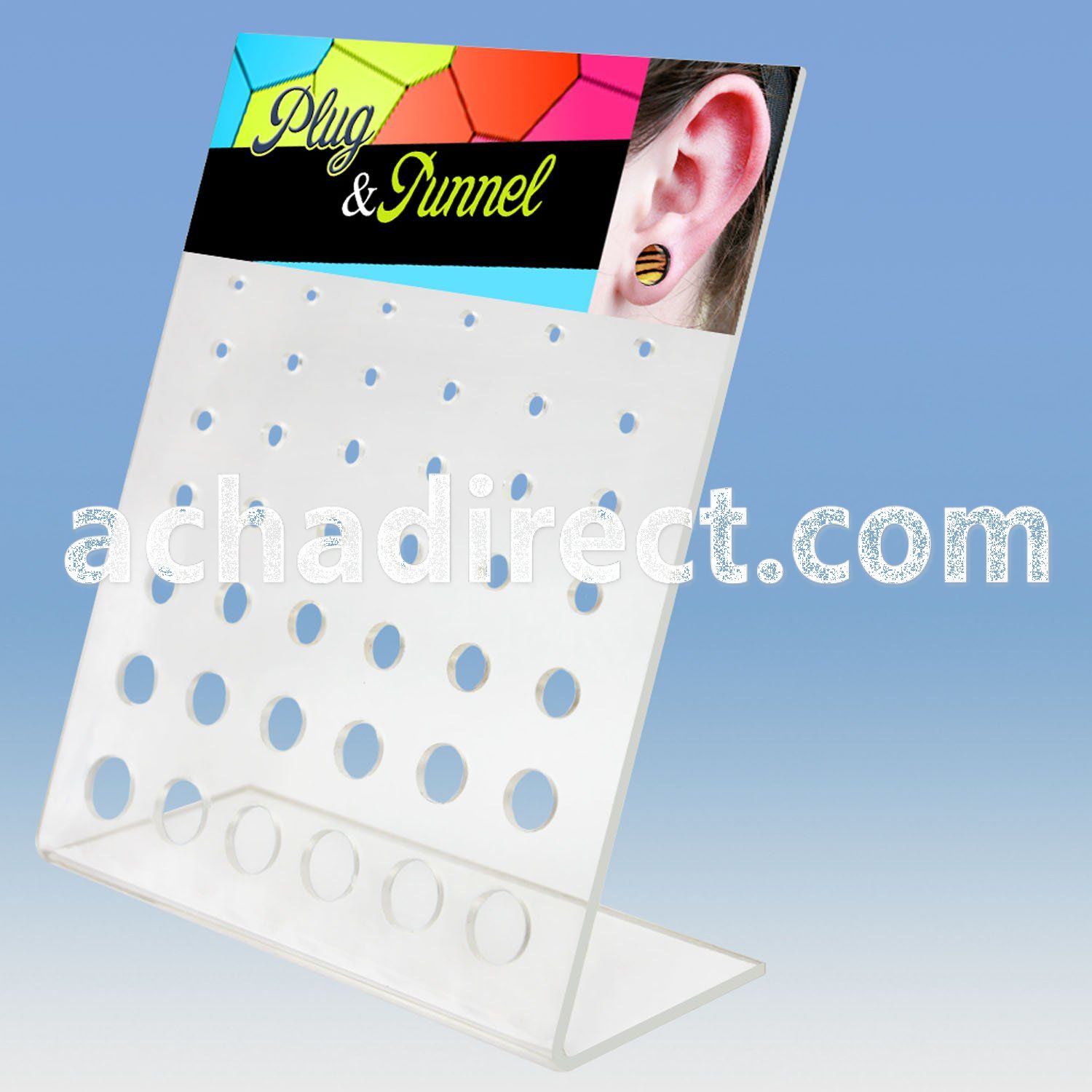 dac33 empty display with holes for screw fit plug tunnel