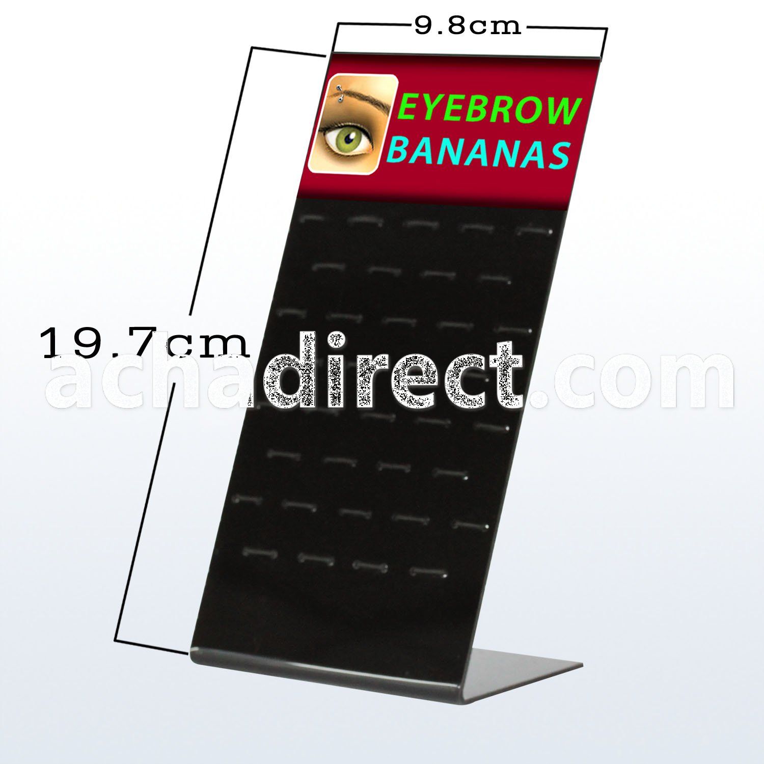 dac81 empty display for 36 pcs jewelery w rubber band