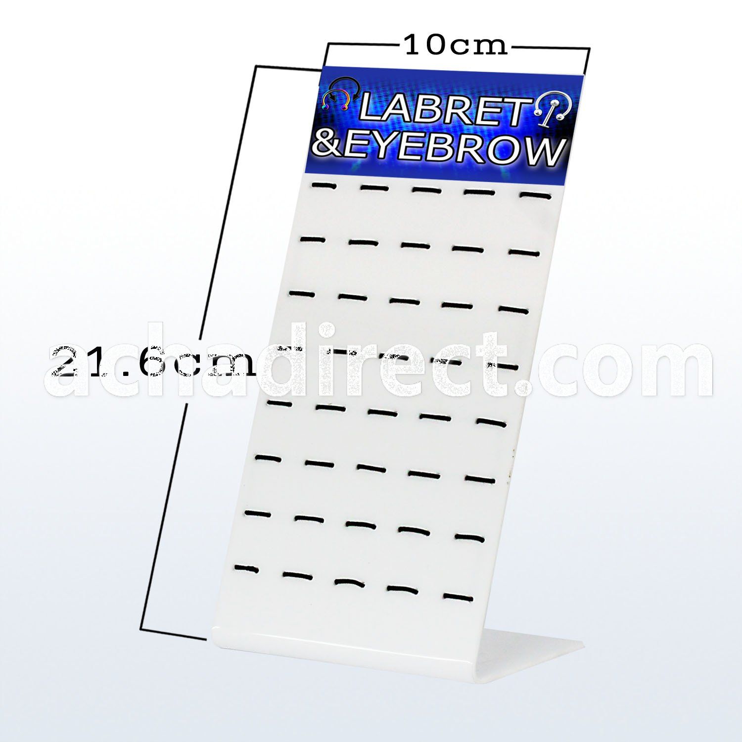 dac82 empty display for 40 pcs jewelery w rubber band