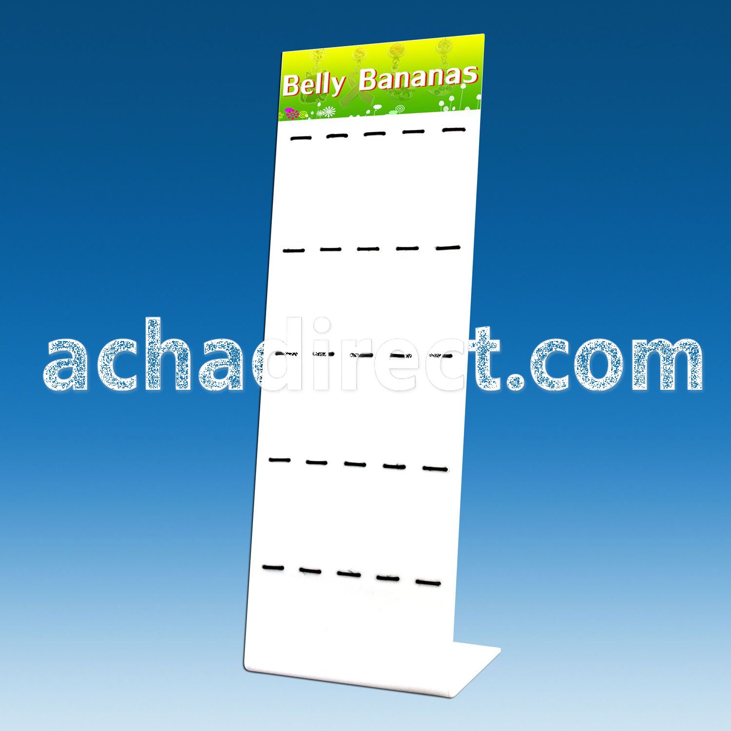 dac92 empty display with rubber string for 25 belly banana