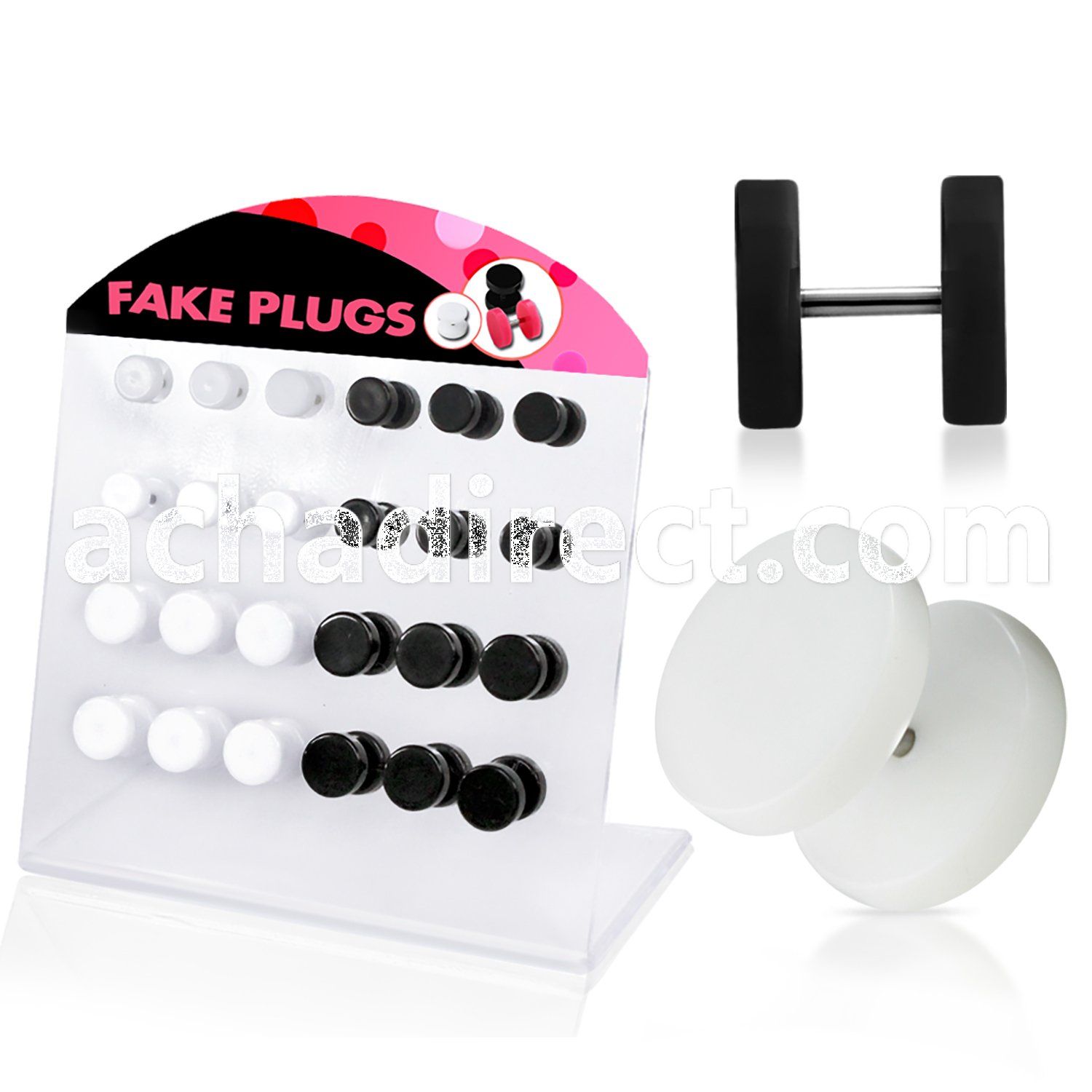 dacb78a board of b w acrylic fake plug without o ring