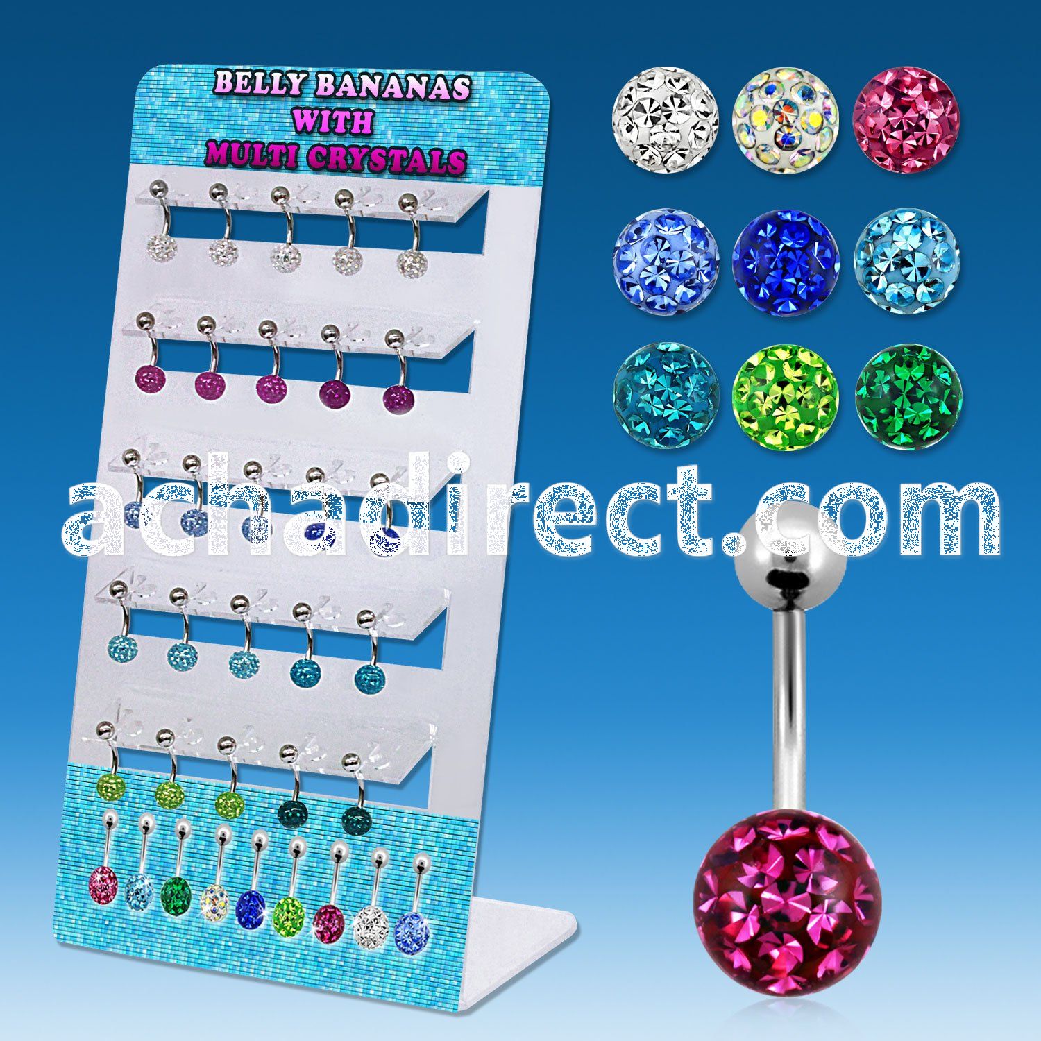 dmix3 box of 316l steel belly banana w steel ferido ball