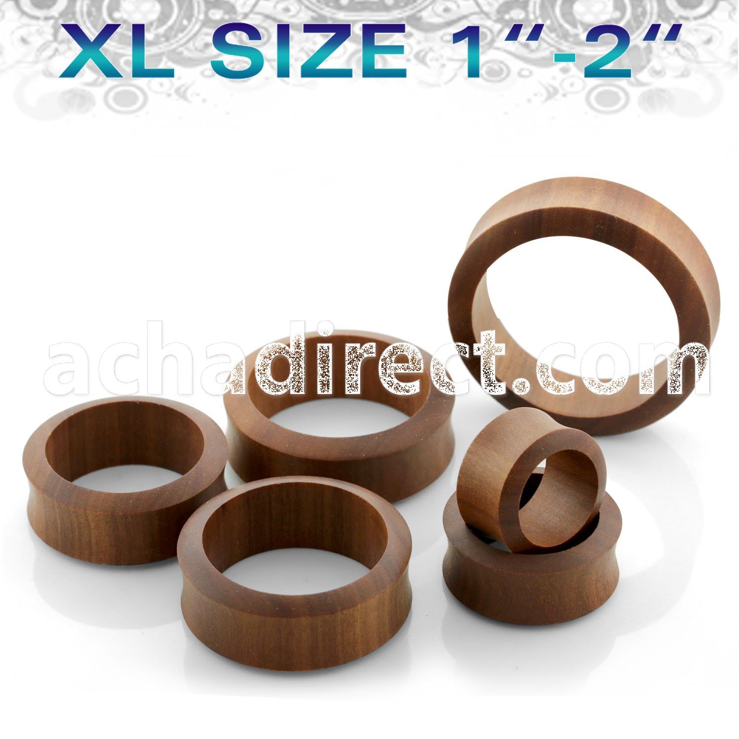 dpwsxl xl size sawo wood double flare flesh tunnel