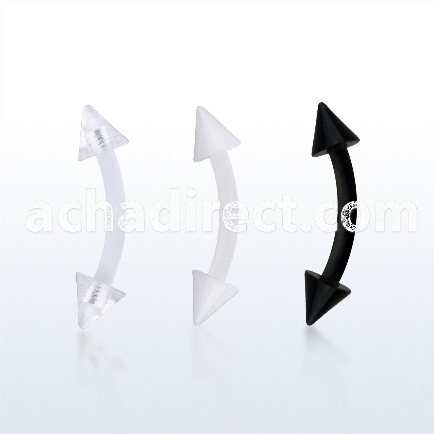 fbnevcn bioflex eyebrow banana w 3mm cones