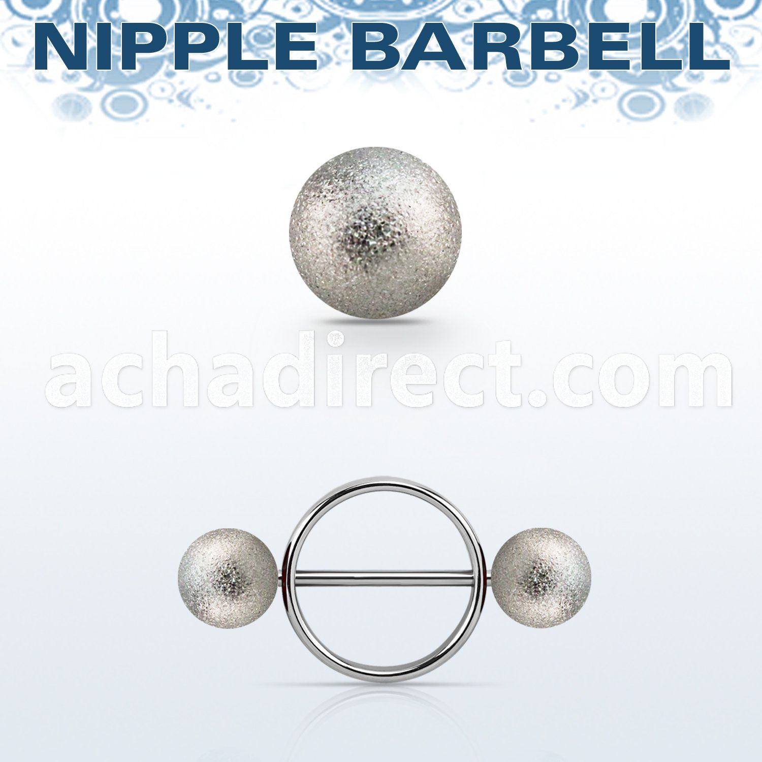 fonpe8 steel round nipple shield w 8mm frosted steel balls