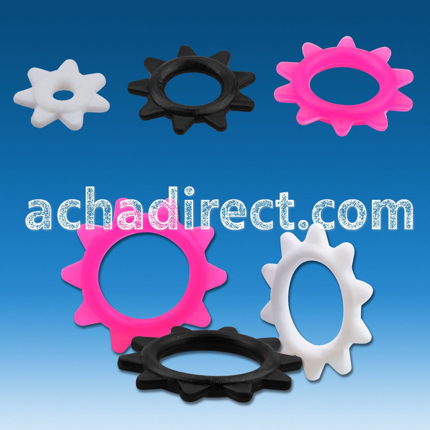 fri pair of fancy silicon o rings size 3mm 12mm