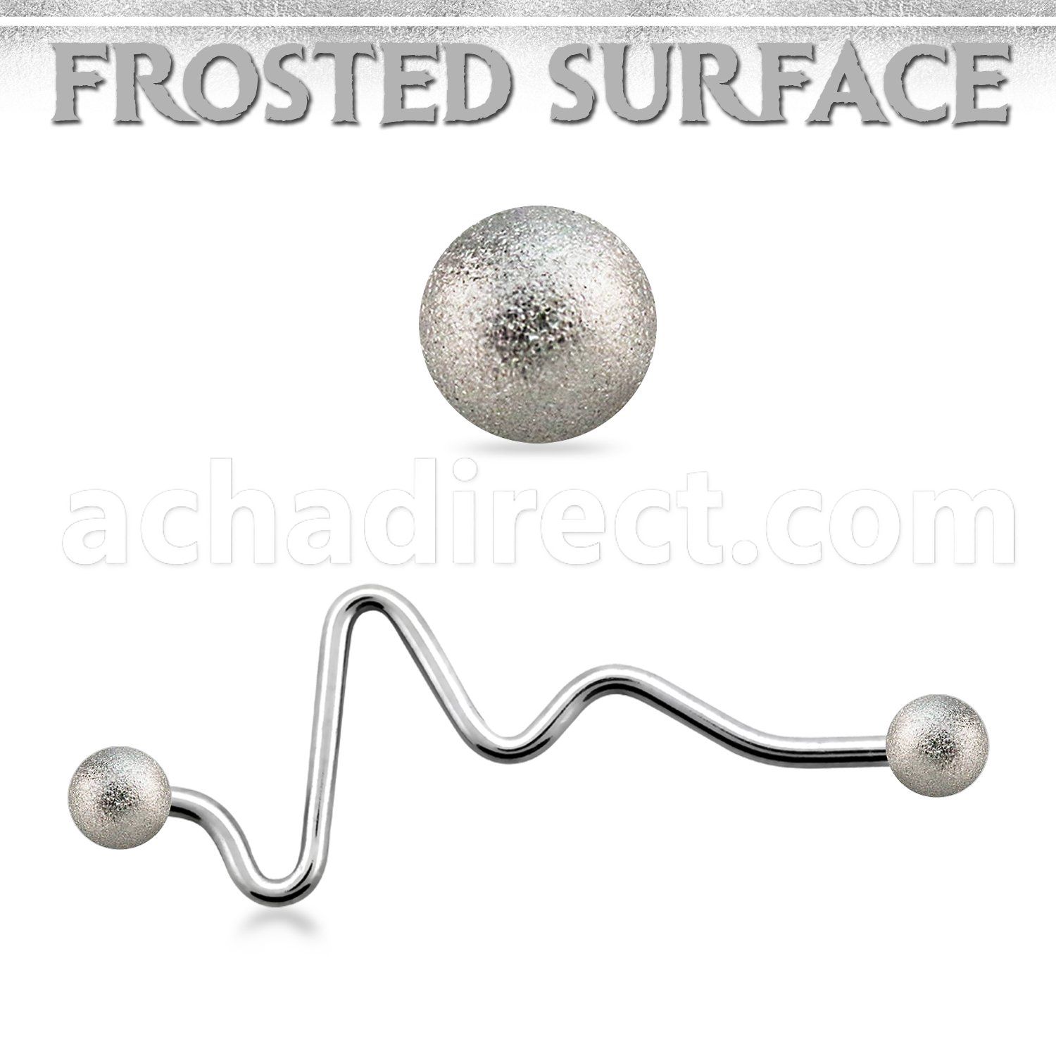 inefo5 steel industrial heart beat barbell w frosted steel ball