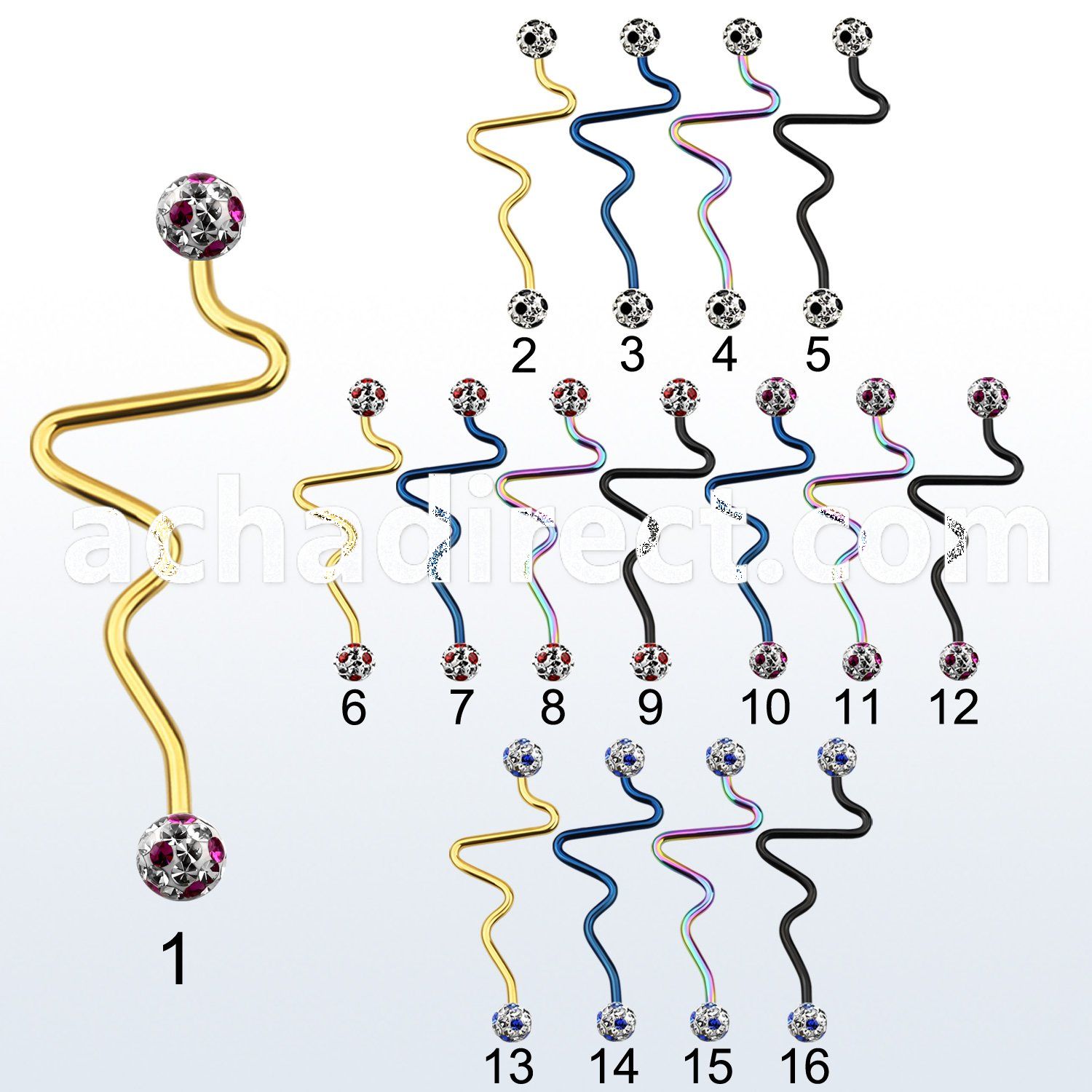 intefr5a anodized steel industrial heartbeat barbell w dotted balls