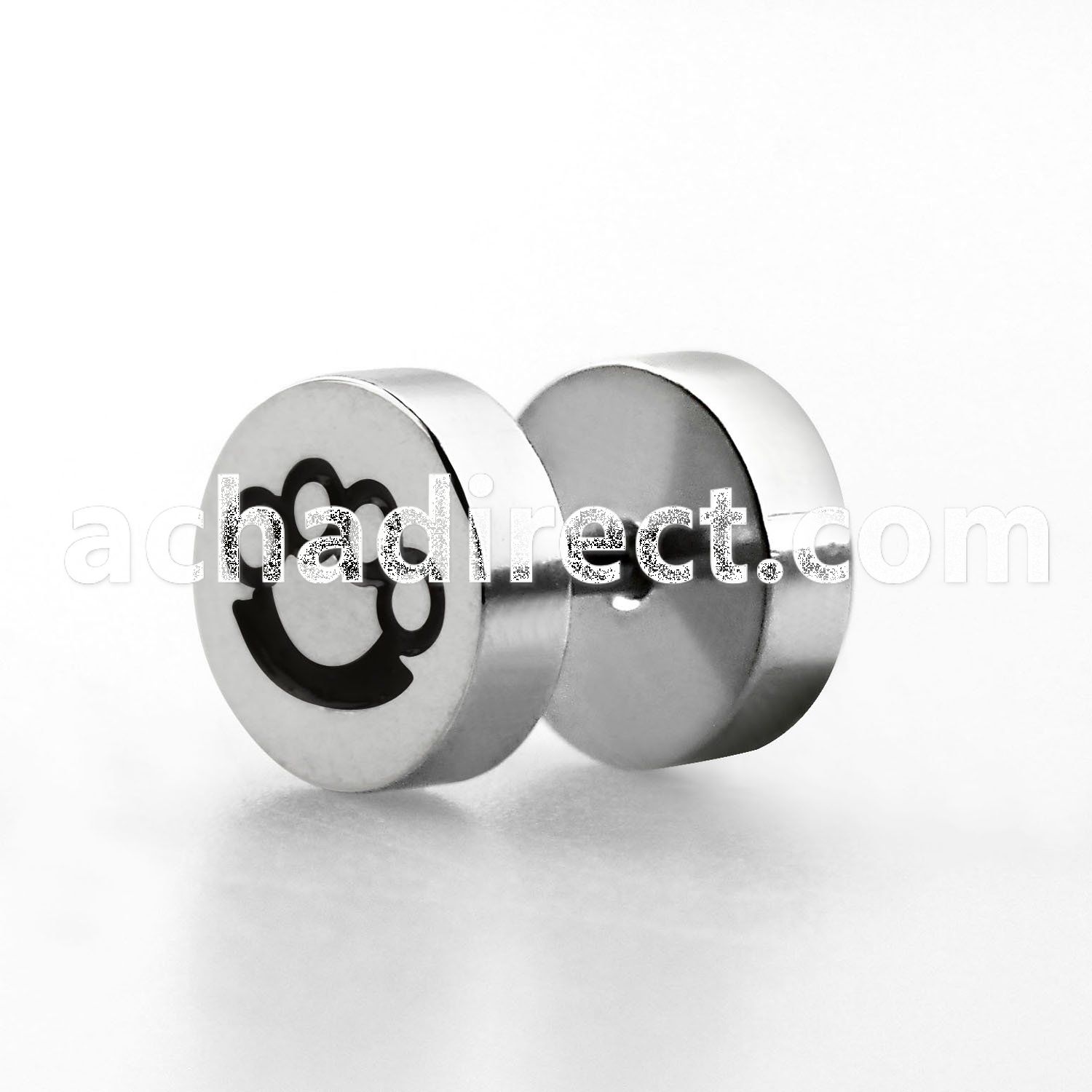 ip16 high polished fake plug with laser edged knuckles logo