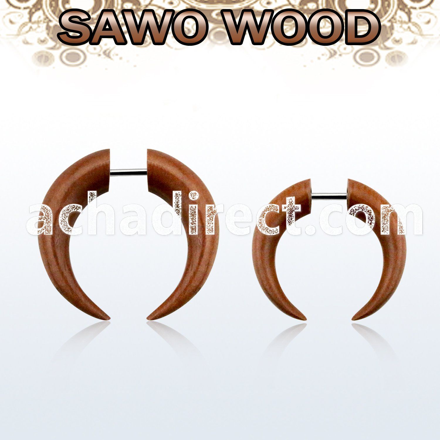 ipcsw sawo wood fake plug in pincher shape