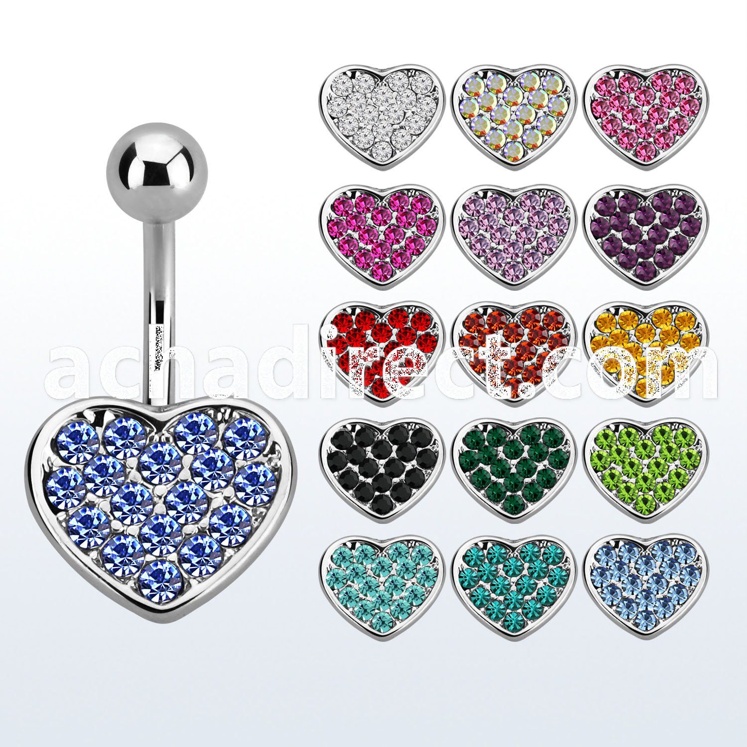 mcd365 steel belly banana w ferido glued crystal heart