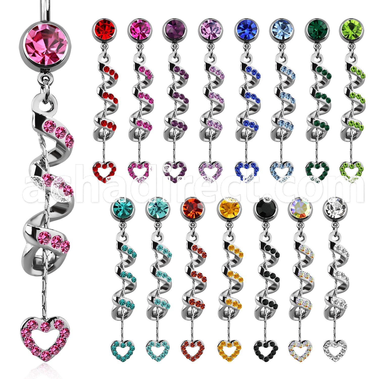 mcd477 steel belly banana w a coil with a small heart