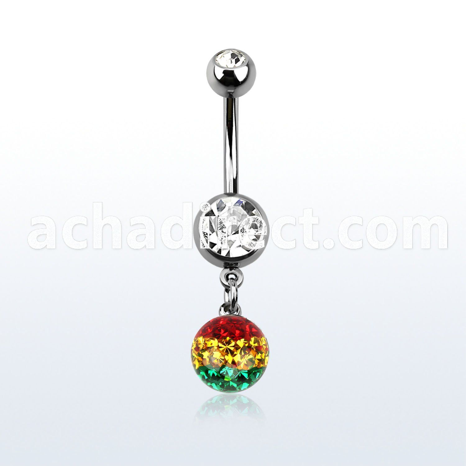 mcd626xr 316l banana with bezel 2 jewel ball rasta ferido ball