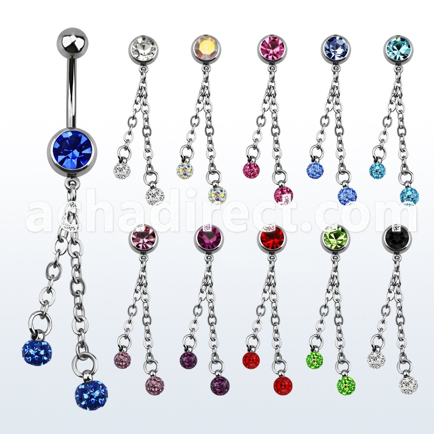 mcd628 316l banana w bezel ball 2 ferido multi crystal ball