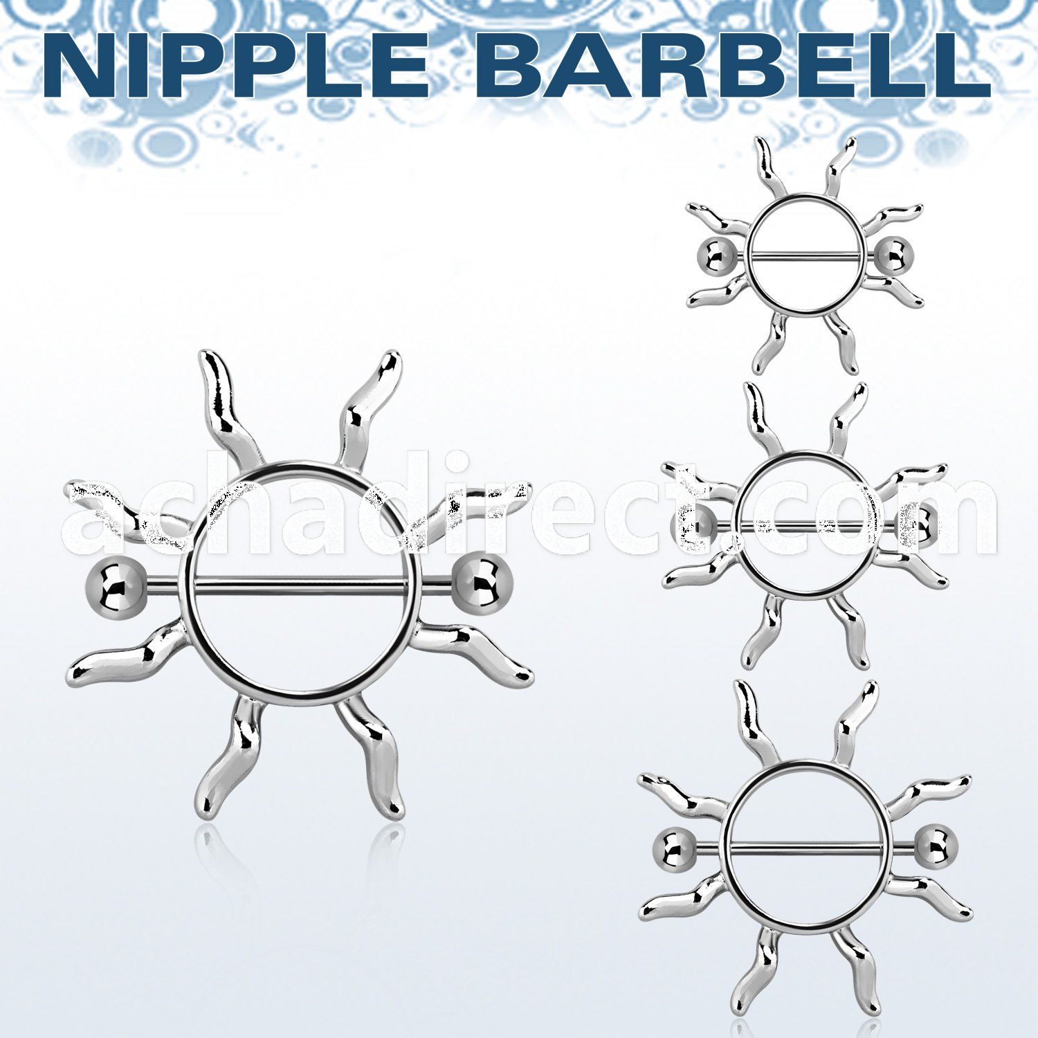 mcnp104 janet jackson nipple shield w 316l steel barbell w balls