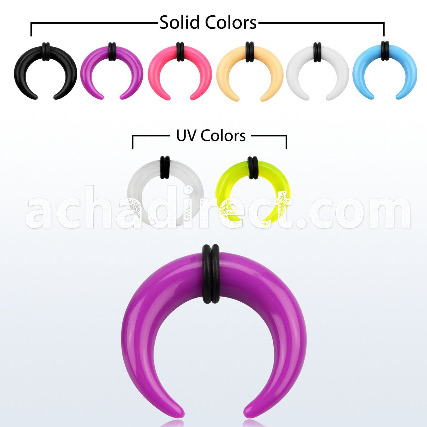 pacp acrylic pincher with double rubber o rings