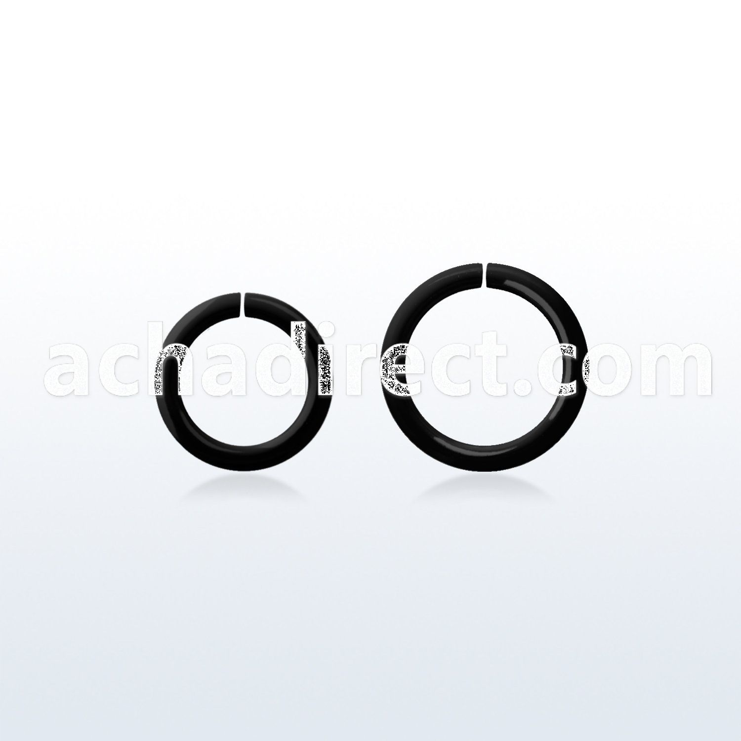 pvd plated surgical steel seamless ring   14g (1.6mm)