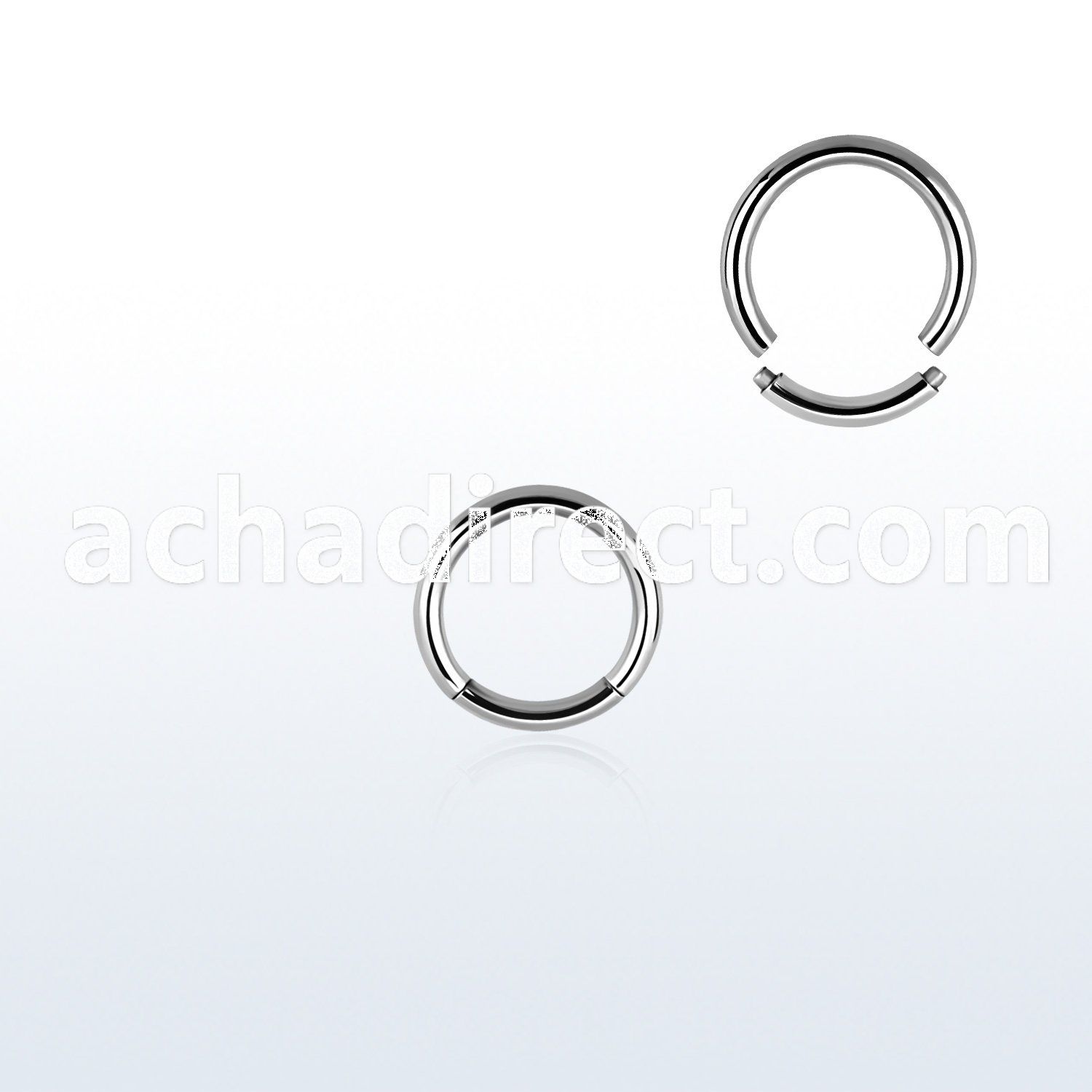 seg18 polished 316l steel segment ring diameter 6mm to 10mm