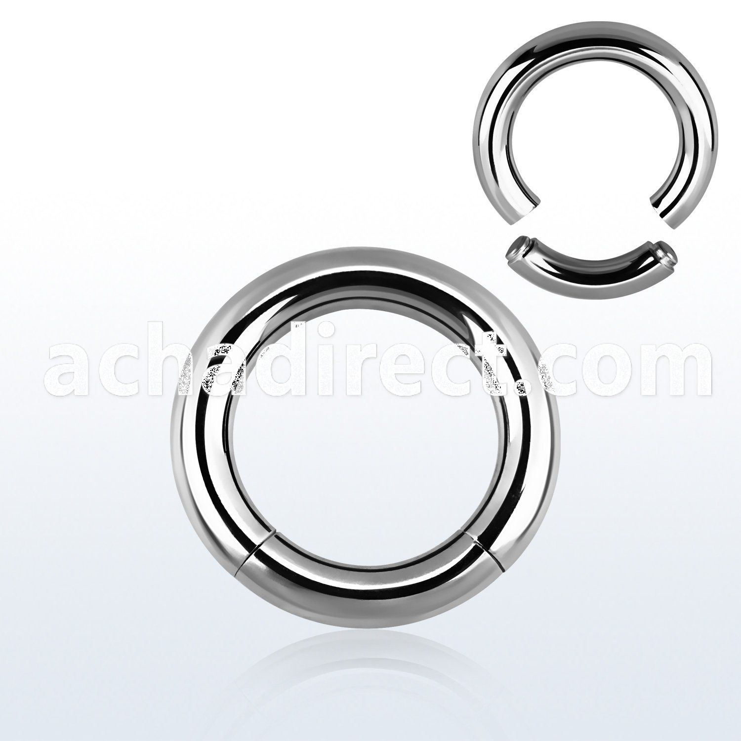 seg6 high polished 316l steel segment ring diameter 14 16mm