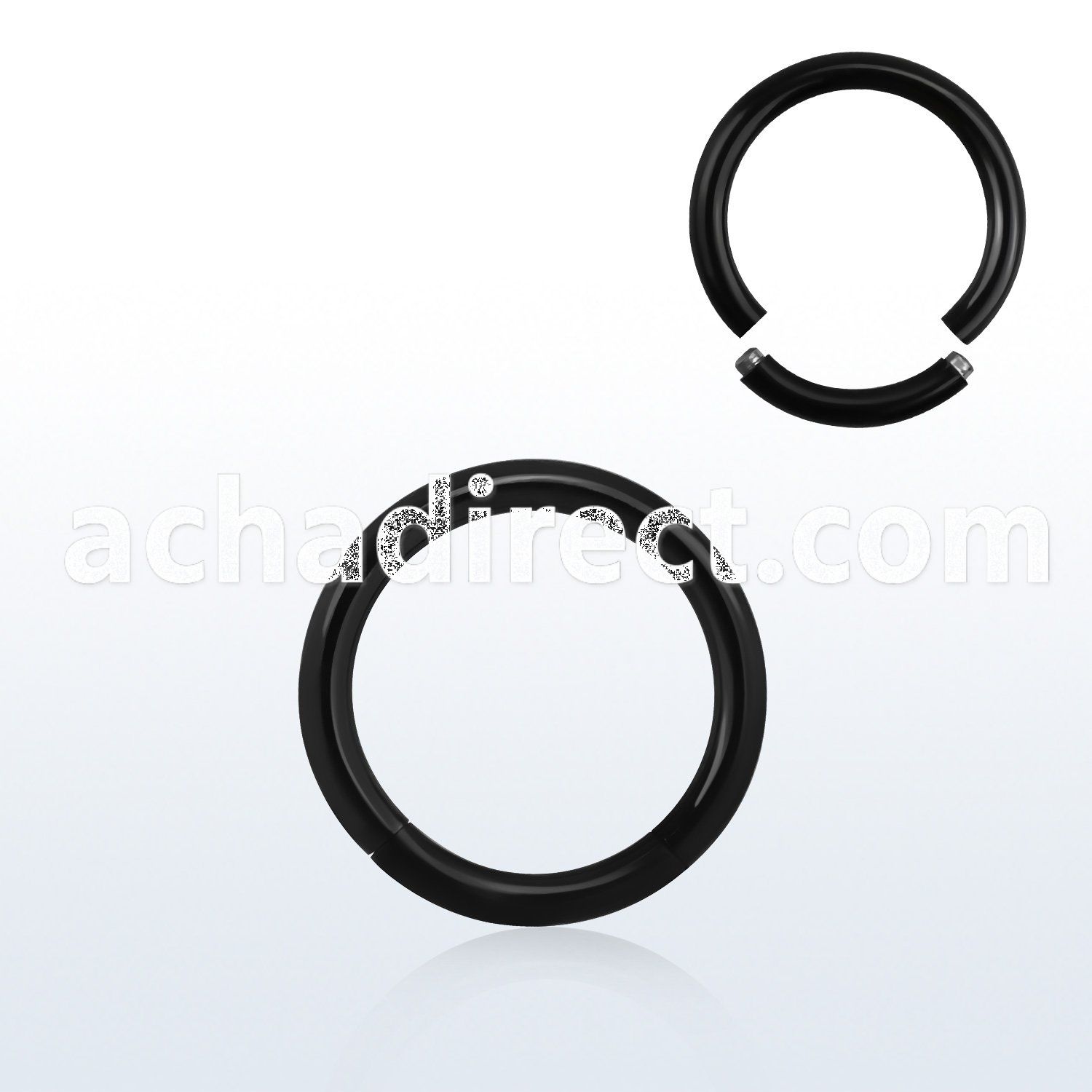 segt10 black pvd 316l steel segment ring diameter 12 16mm