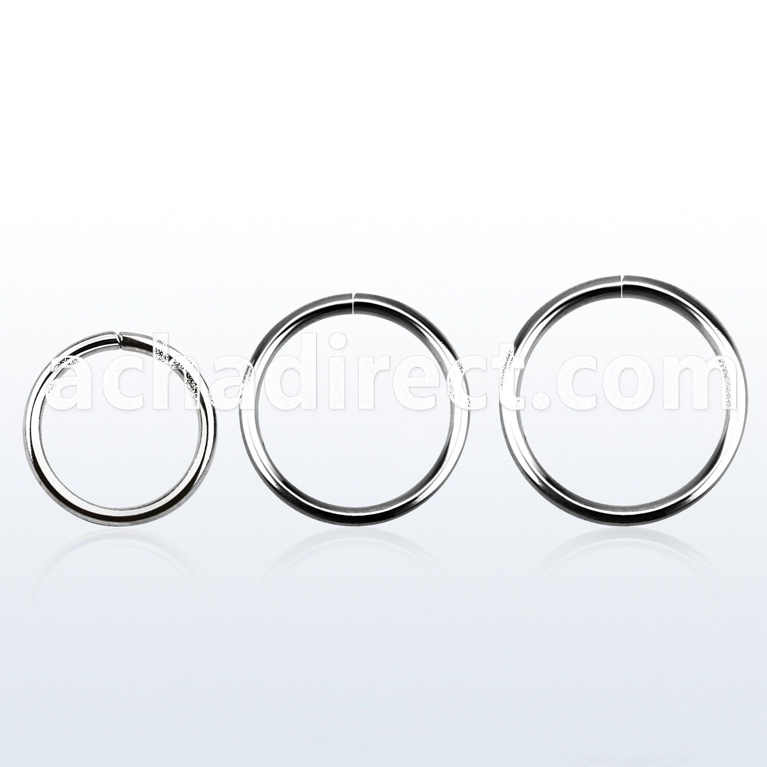 sel20 high polished 316l seamless steel ring diamter 6 12mm